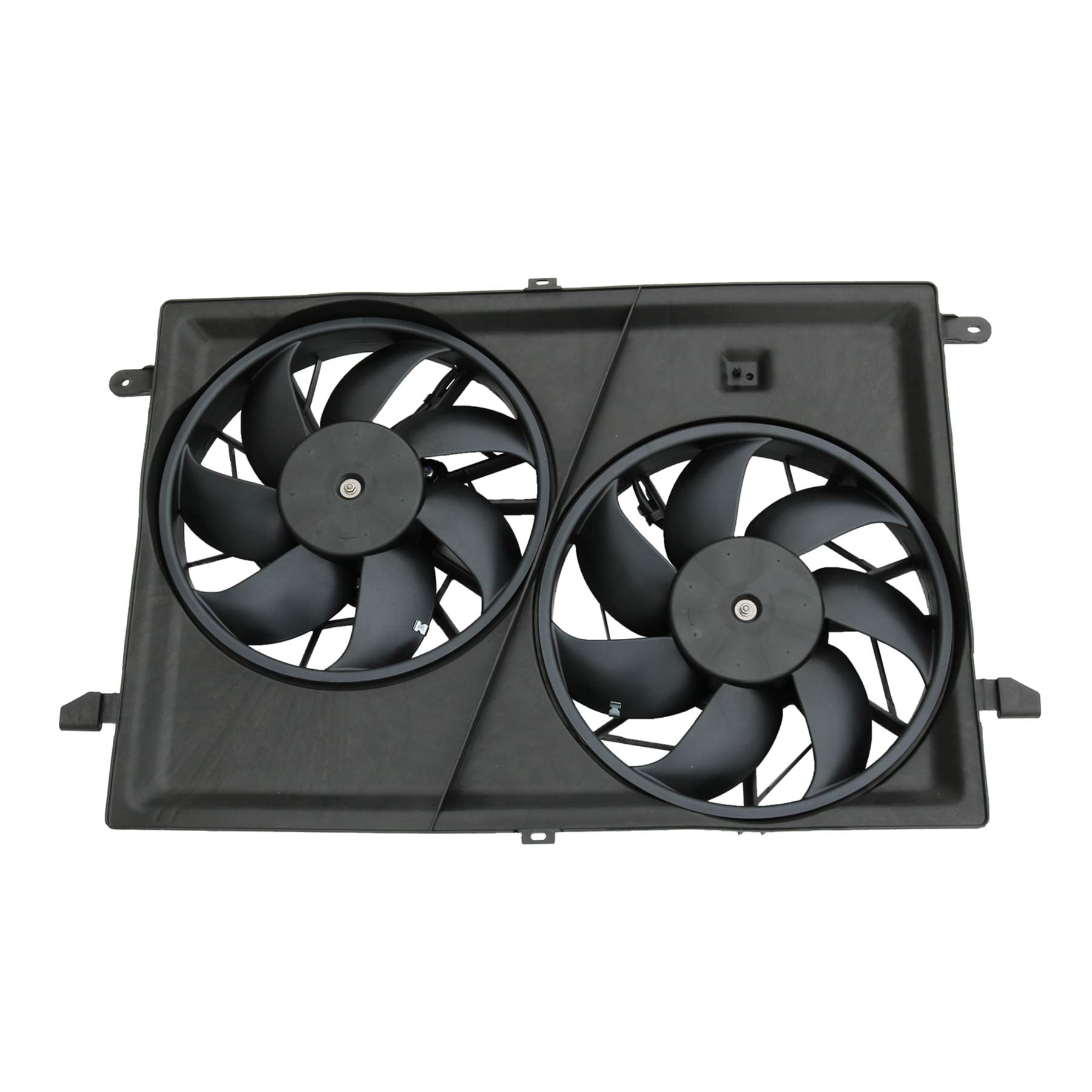 JDMSPEED New Dual Radiator Cooling Fan Assembly 25927026 Replacement for Buick Enclave, Chevy Traverse, GMC Acadia, Saturn Outlook - High Performance Cooling for SUVs & Trucks