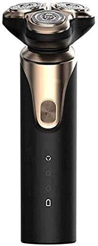 Electric Razor for Men - Wet & Dry Cordless Rotary Shaver, Waterproof Rechargeable Men's Electric Shaver (Black) - Perfect for Travel, Gym & Daily Shaving