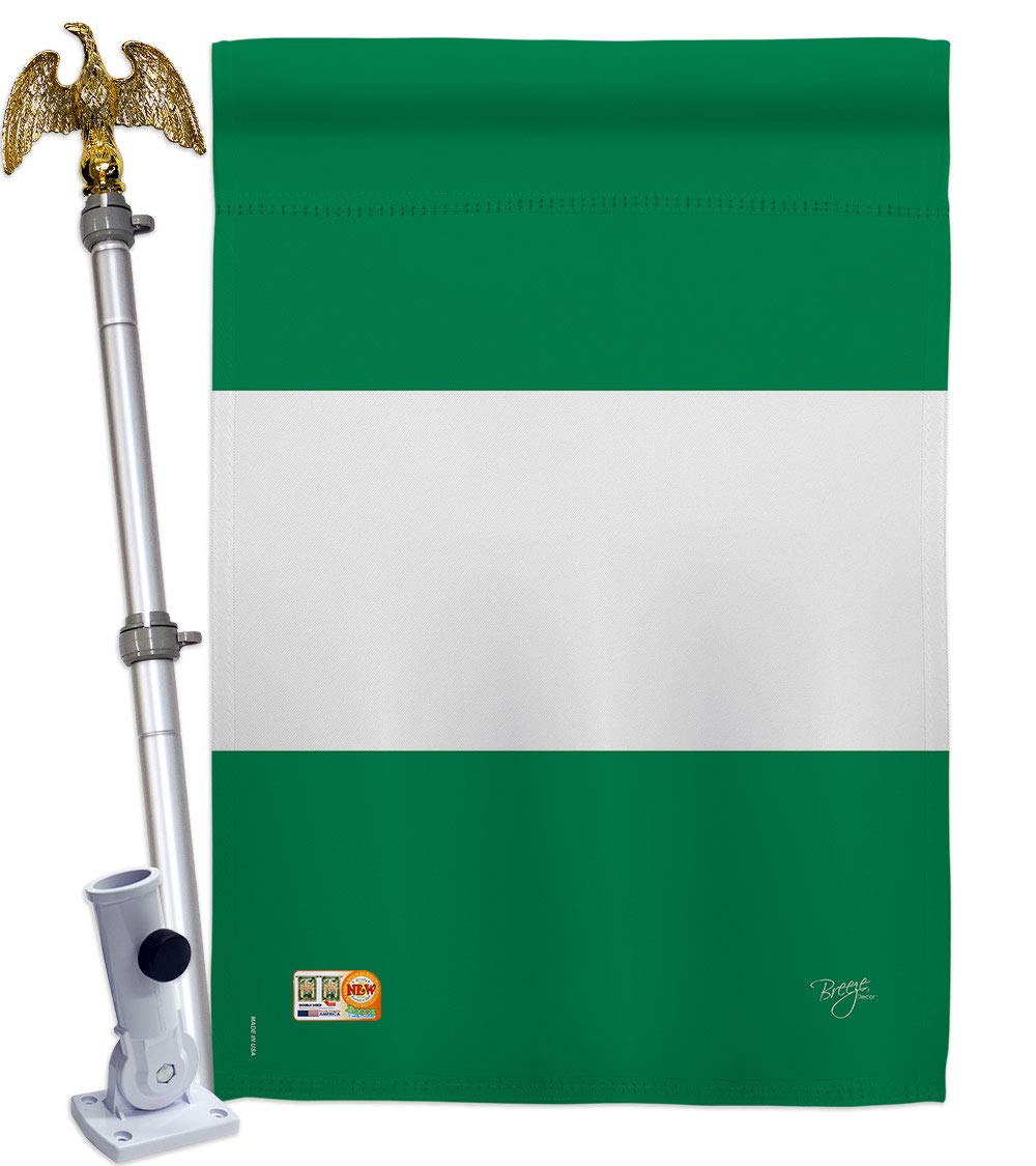 Nigeria Nationality Flag Set 28x40