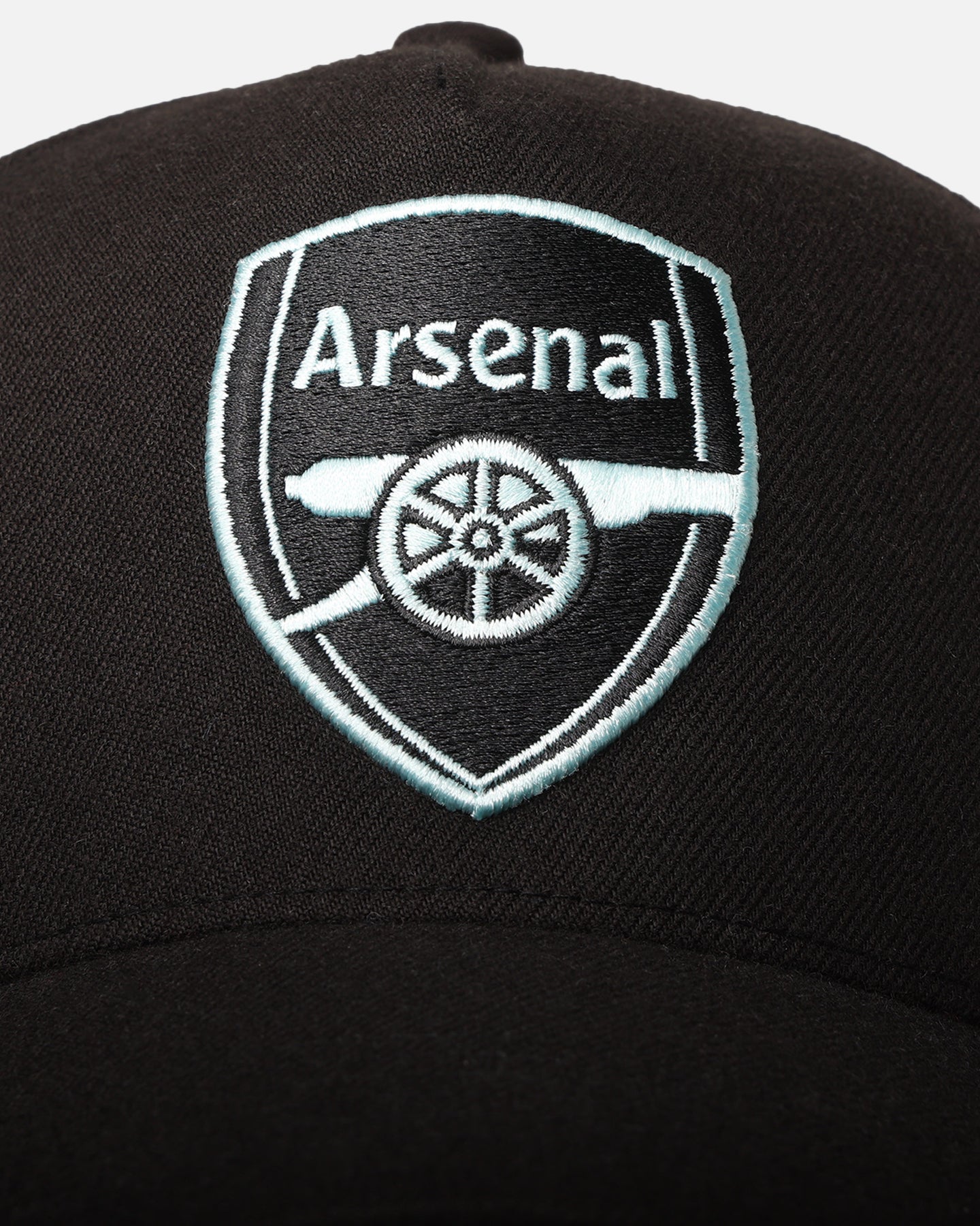 47 Brand Arsenal FC 47 MVP Snapback Hat - Black & Turquoise Adjustable Baseball Cap for Men & Women - Perfect for Soccer Games, Casual Wear & Sports Fans