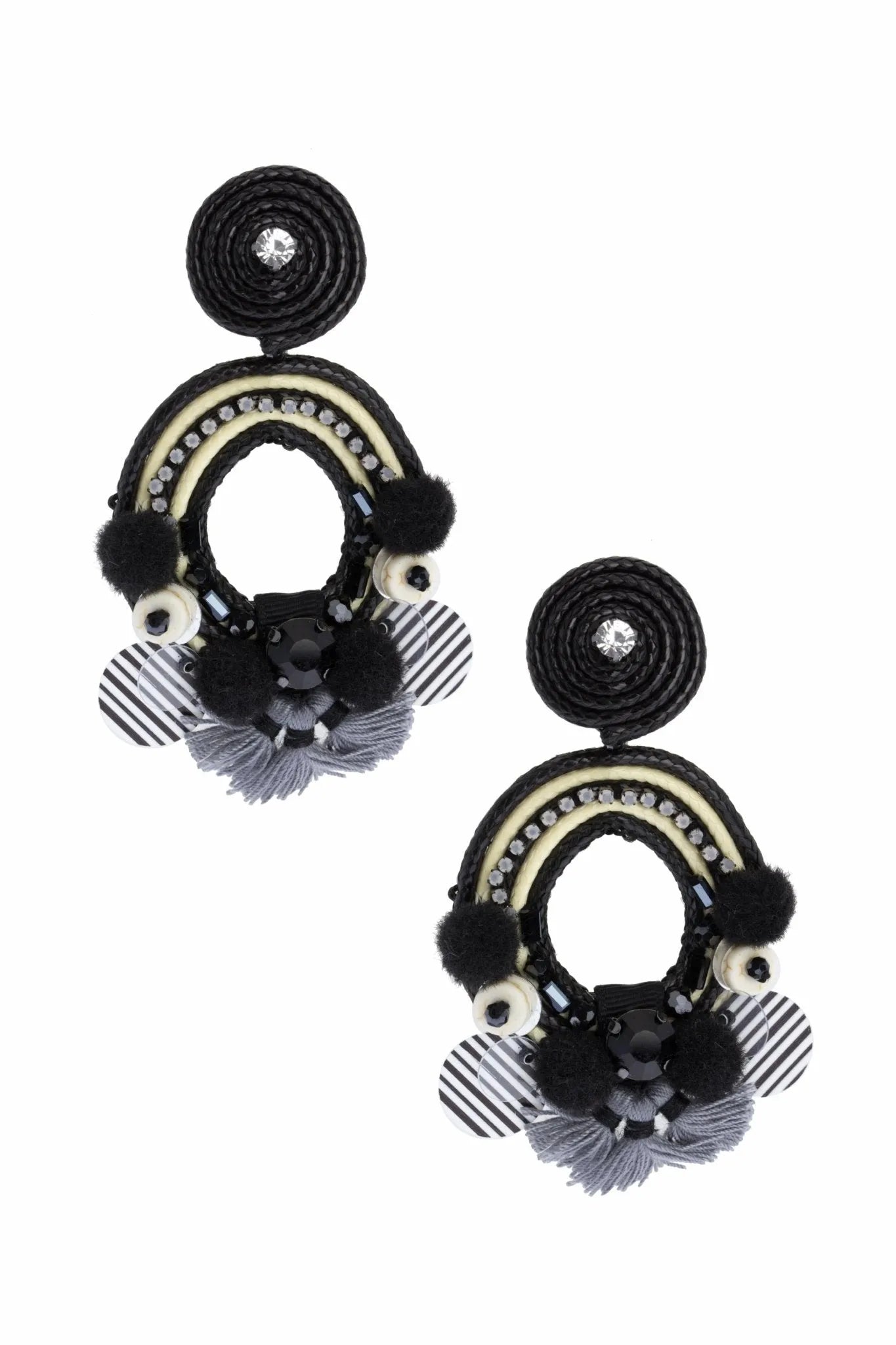 Thayer Clip-On Statement Earrings for Women – Fashionable Non-Pierced Hoop Earrings for Parties, Weddings & Special Occasions
