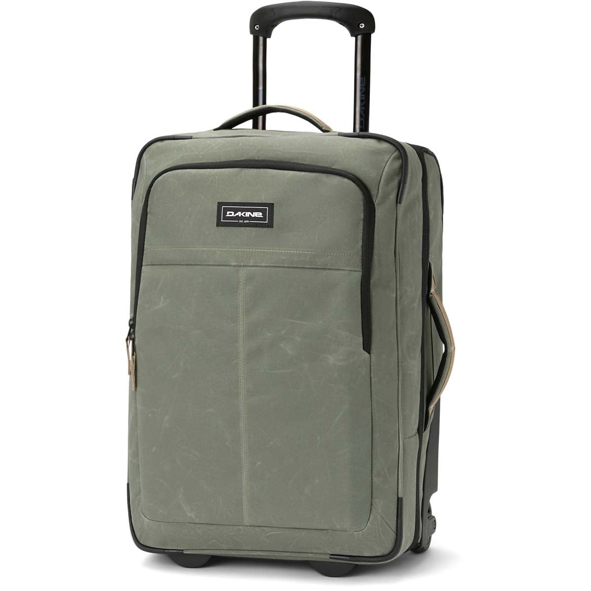 Dakine 42L Carry On Roller Bag - Lightweight Expandable Luggage with Spinner Wheels for Travel | Perfect for Airplane Cabin & Weekend Trips (Mulled Basil Green)