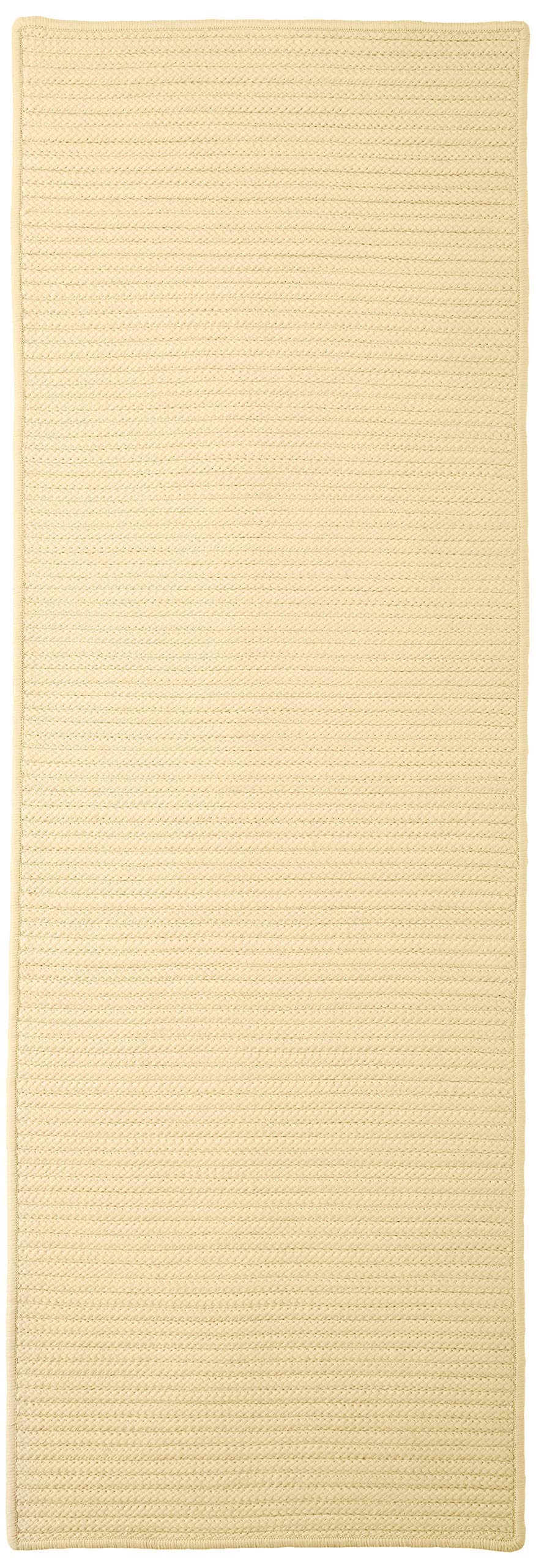 Simply Home Solid Pale Banana Area Rug 2x12 - Soft & Durable for Living Room, Bedroom, or Office Decor