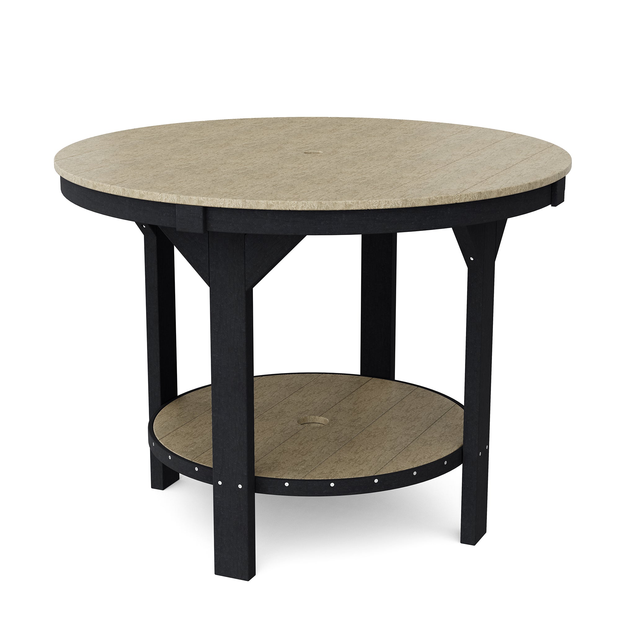 Vintage Heritage 48 Inch Pub Counter Table - Solid Wood Bar Height Table for Kitchen, Dining Room & Man Cave - Perfect for Entertaining & Home Bars