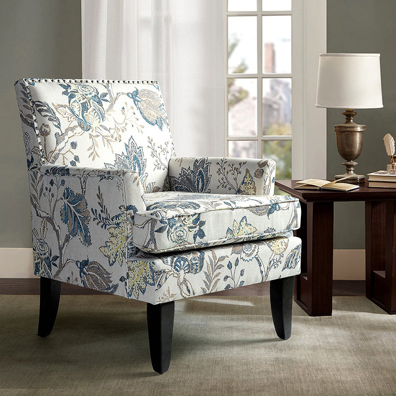 Bradley Armchair - Modern Accent Chair for Living Room, Bedroom & Office - Comfortable Upholstered Lounge Chair with Sturdy Wooden Legs - Perfect for Relaxing, Reading & Decorating Your Home