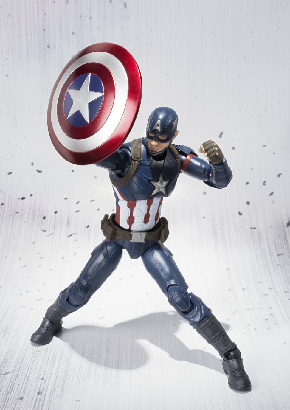 S.H. Figuarts Captain America Action Figure - Marvel Civil War Collectible Toy for Display & Cosplay