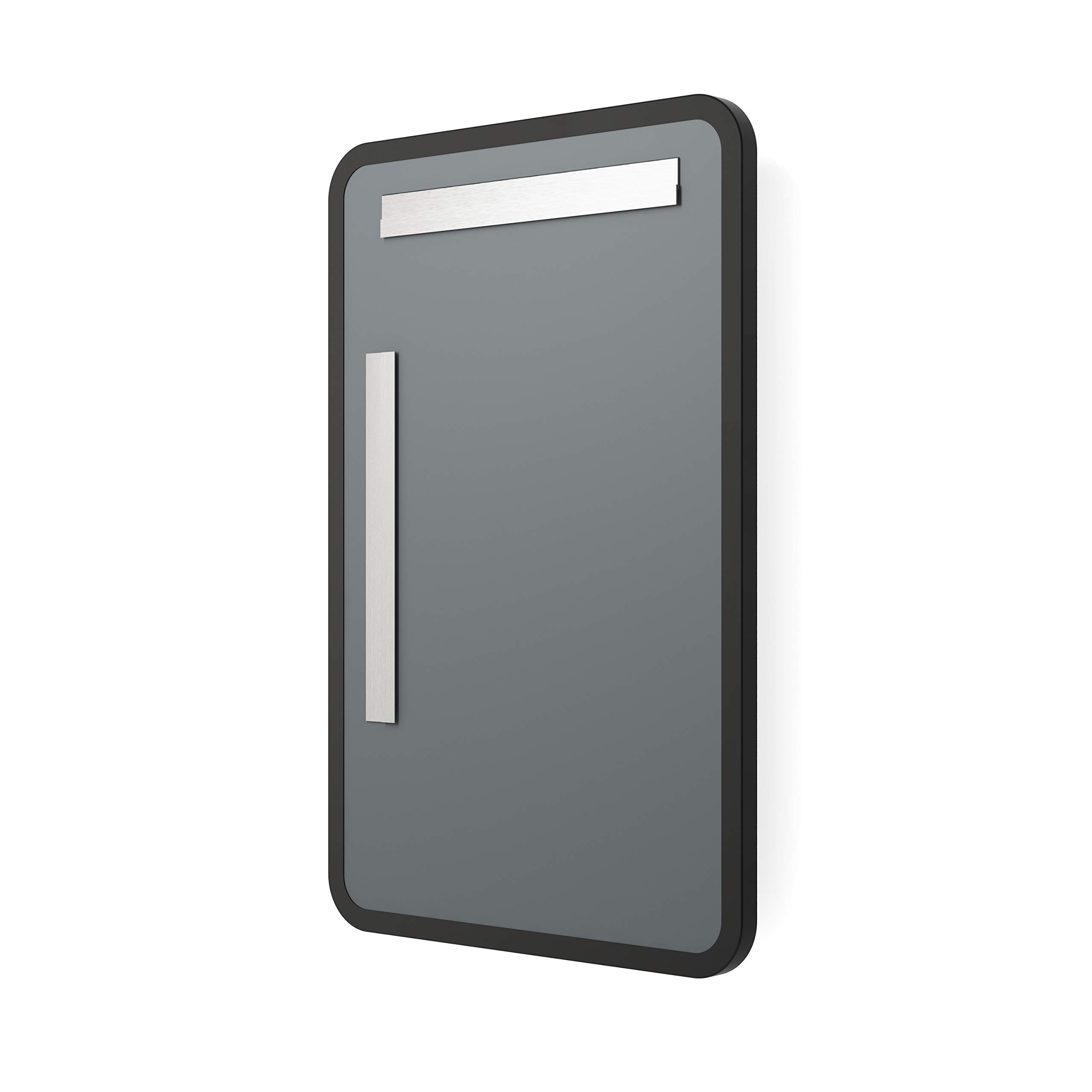 Better Bevel Wall Mirror - Black Metal Frame Bathroom Vanity Mirror 24