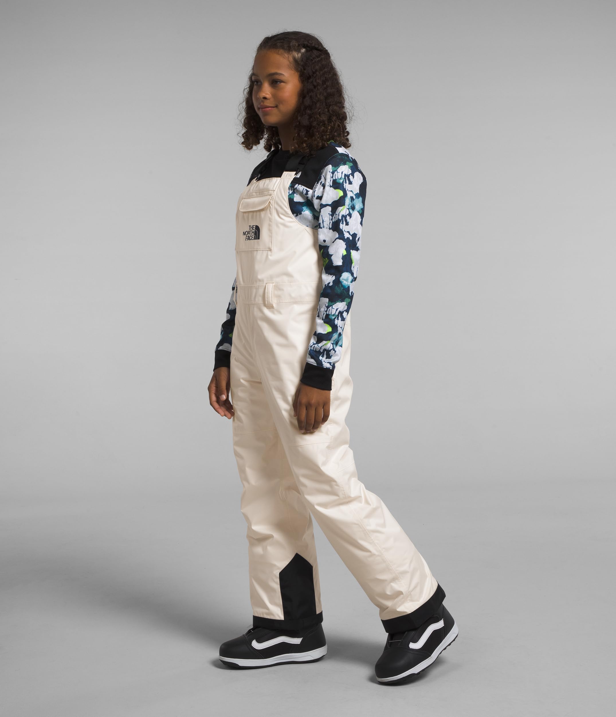 THE NORTH FACE Teen Insulated Bib - Gardenia White XXL for Winter Sports