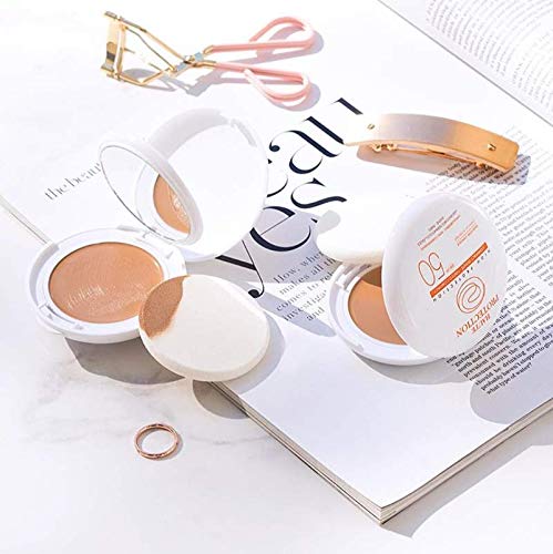 Avene High Protection Tinted Compact SPF 50 Mineral Sunscreen - Honey Shade, 0.35 oz | Oil-Free, Non-Comedogenic & Water-Resistant | Perfect for Daily Wear, Beach Days & Outdoor Activities