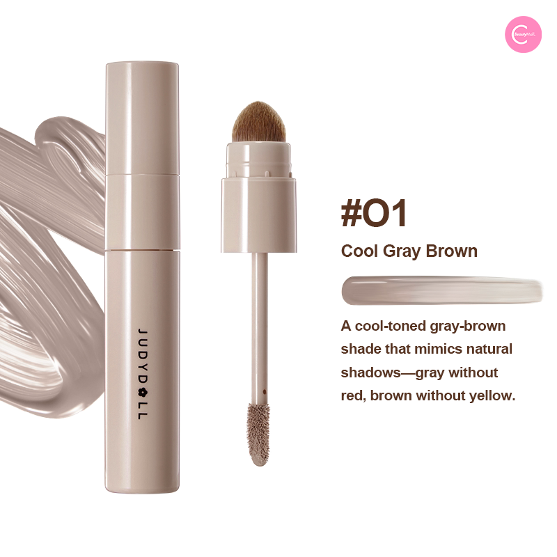 JUDYDOLL Dual Action Liquid Contour & Highlighter - Creamy Blendable Face Makeup for Cheekbones & Nose - Perfect for Everyday Glam & Photo Shoots