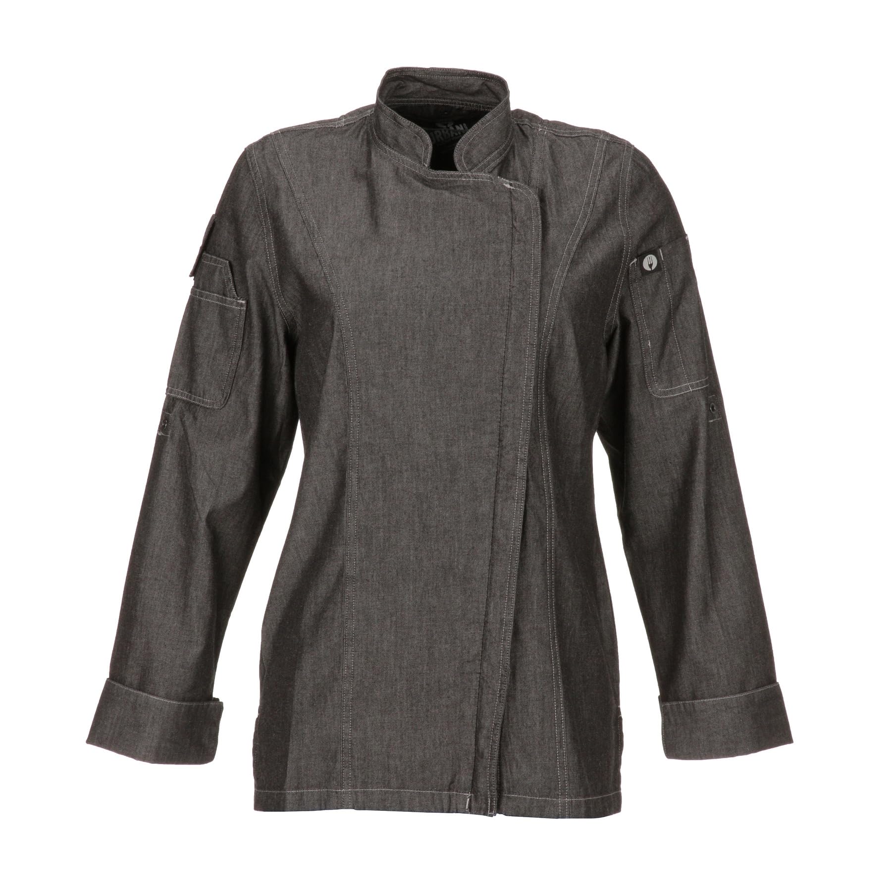 Chef Works Women's Gramercy Denim Chef Coat - Professional Kitchen Apparel for Cooking, Baking & Culinary Arts | Perfect for Chefs, Bakers & Restaurant Staff