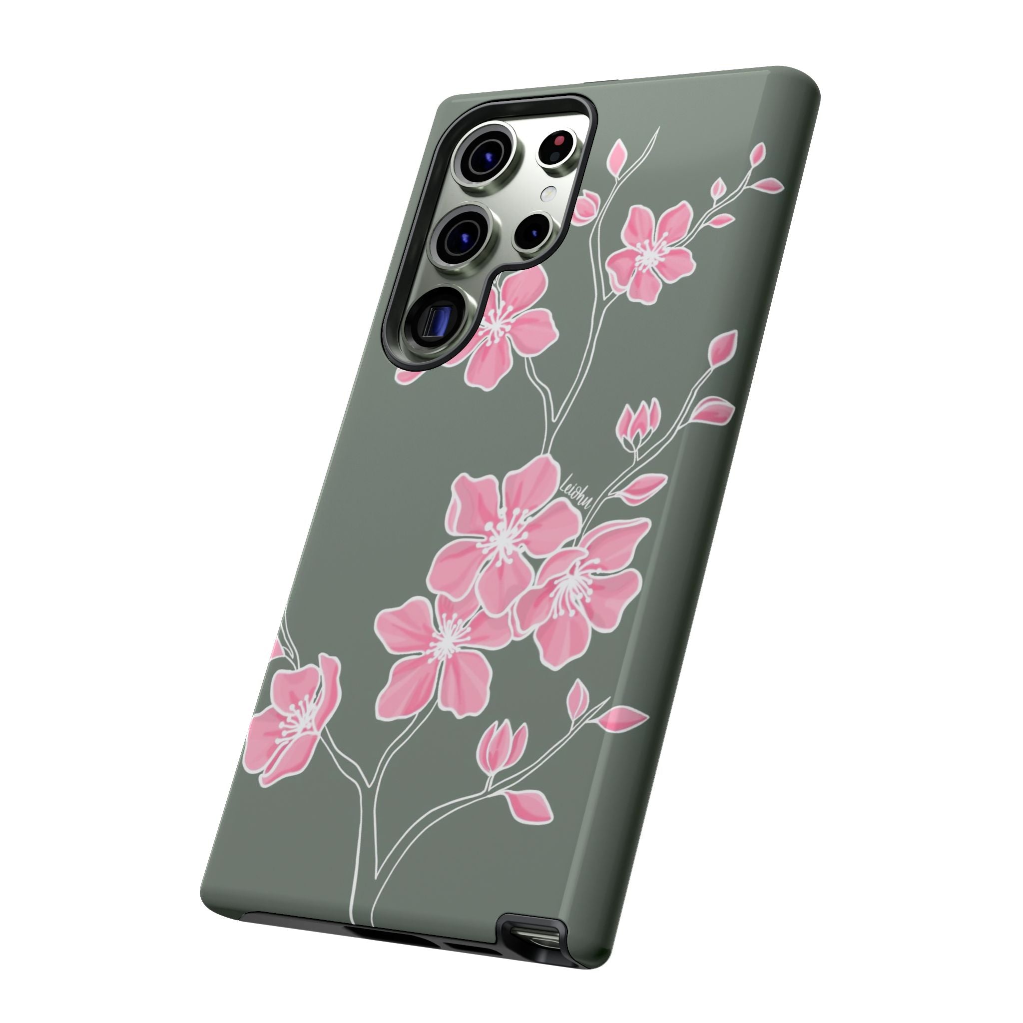 Samsung Galaxy Phone Case with Cherry Blossom Design - Stylish Protective Cover for Everyday Use, Travel & Work