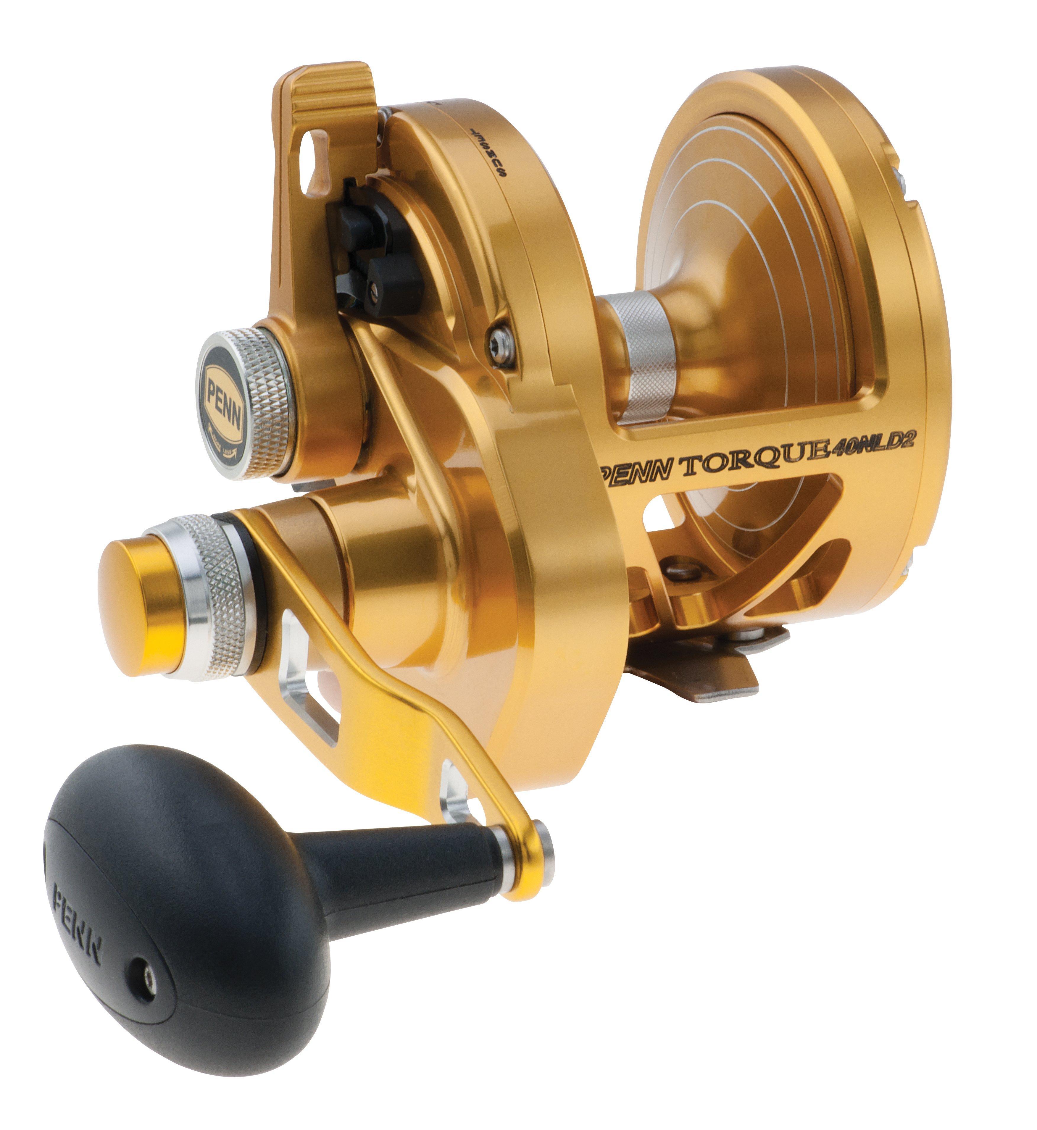 Penn Torque 2 Speed Lever Drag Fishing Reel - Saltwater & Freshwater Fishing Gear for Offshore, Inshore, and Sportfishing Adventures