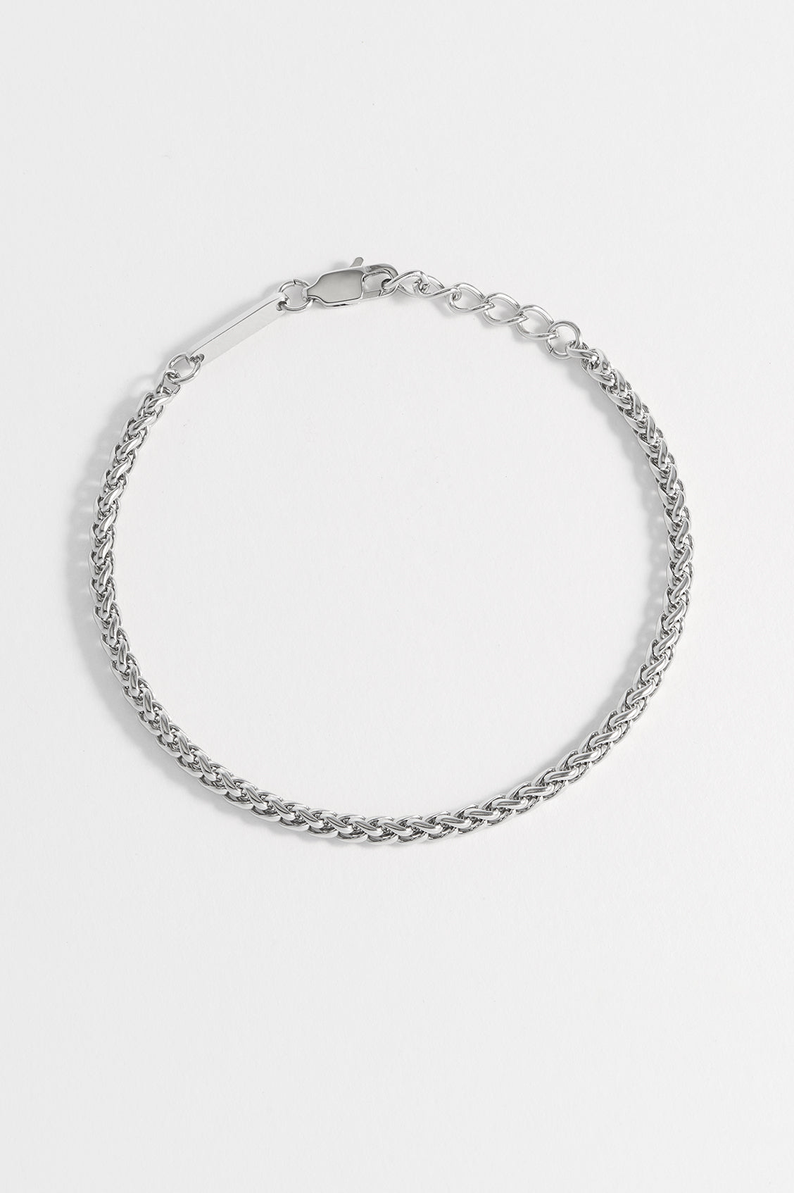 Stylish Men's Spiga Chain Bracelet - Durable Stainless Steel Jewelry for Casual & Formal Wear - Perfect Gift for Him