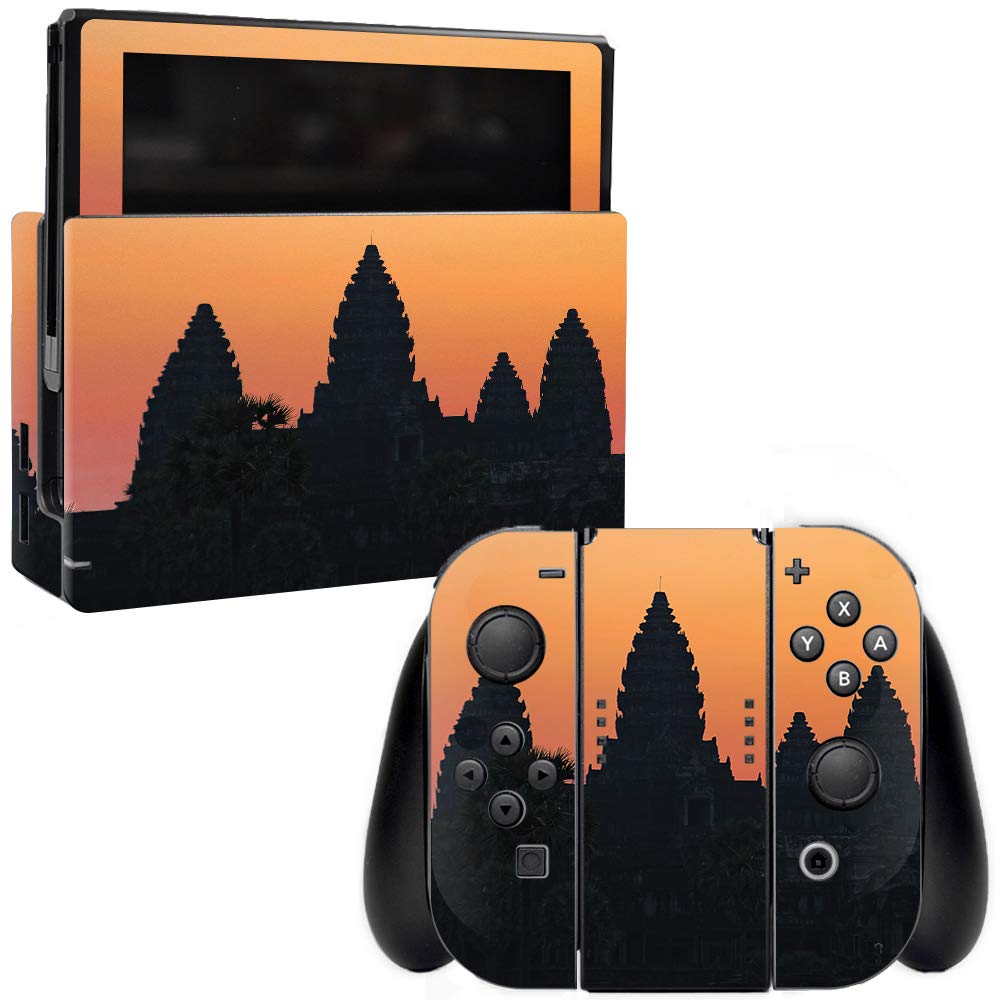 MightySkins Vinyl Decal Wrap Cover Compatible with Nintendo Switch - Sunset Architecture Design | Protective & Durable Skin | Easy to Apply & Remove | Made in USA | Perfect for Gaming, Travel & Personalization
