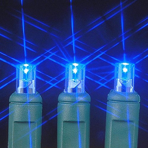 50 LED Battery Operated Christmas Mini Lights - Green Wire Fairy String Lights (17ft) for Holiday Decor, Parties, Weddings & Indoor/Outdoor Use
