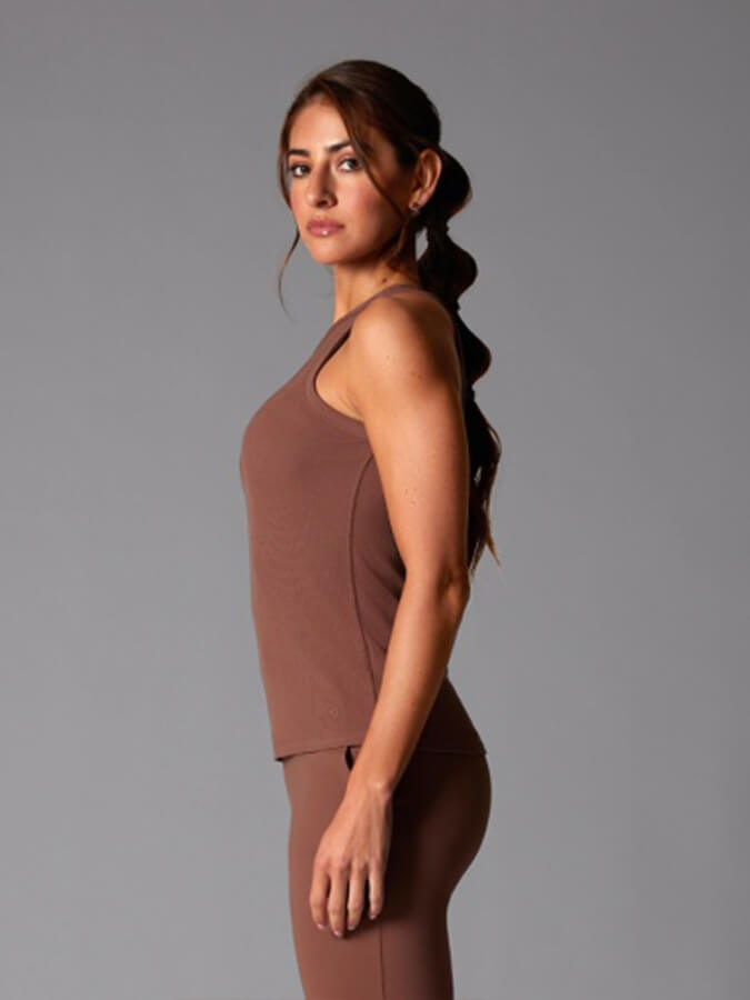Tavi Perfect Fit Rib Women's Tank Top - Soft Stretch Comfortable Casual Wear for Women - Ideal for Yoga, Workouts, and Everyday Outfits