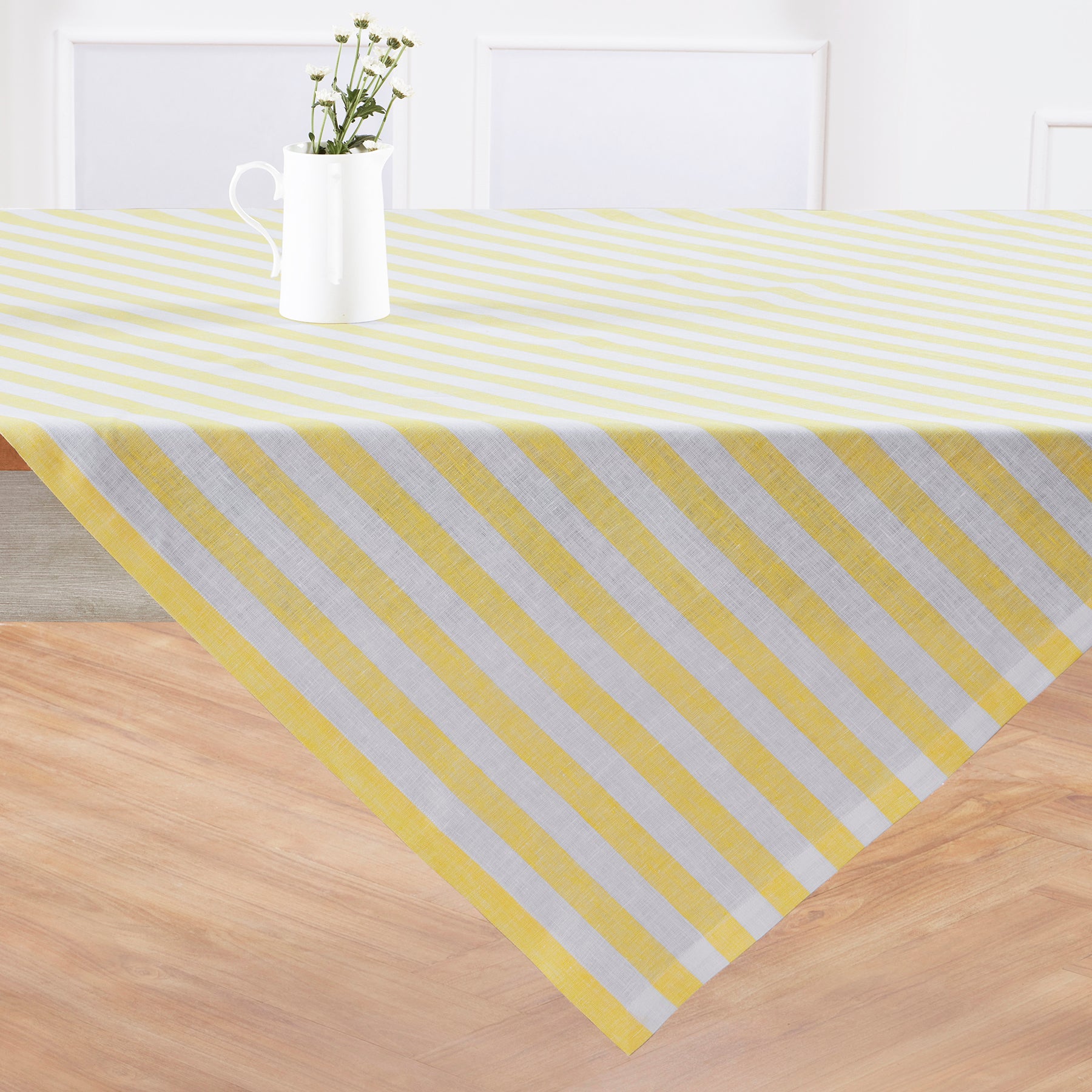 Yellow and Grey Sorrento Stripe