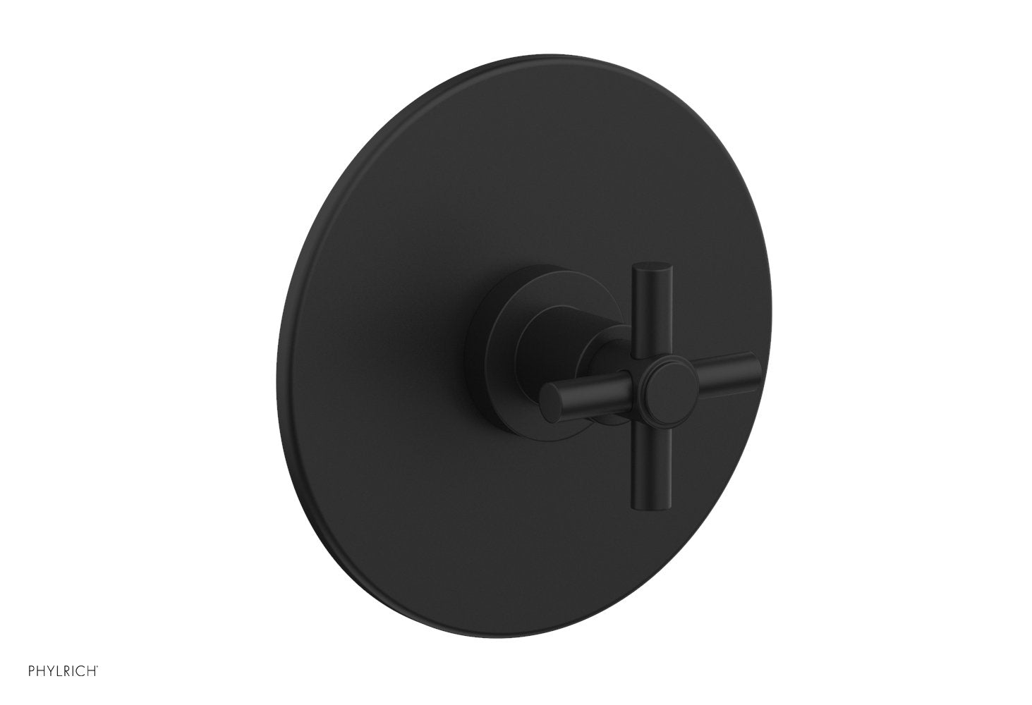 BASIC 1/2 Thermostatic Shower Trim with Tubular Cross Handle DTH134 - Perfect for Bathroom Renovation & Modern Shower Systems