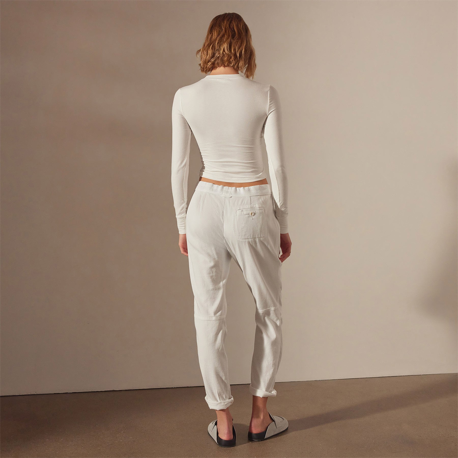 Soft Drape Pants for Women - Comfortable White Lounge Pants | Perfect for Yoga, Relaxing at Home & Casual Wear