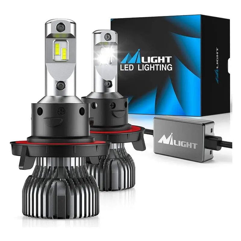 H13/9008 LED Headlight Bulbs E30 Series 70W 14000LM 6500K IP67 Waterproof - 2 Pack for High/Low Beam - Perfect for Trucks, SUVs, and Off-Road Vehicles