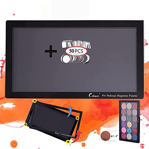 Magnetic Eyeshadow Palette - Refillable Makeup Organizer for Eyeshadow & Lipstick - Perfect for Travel, Professional Makeup Artists & Home Use