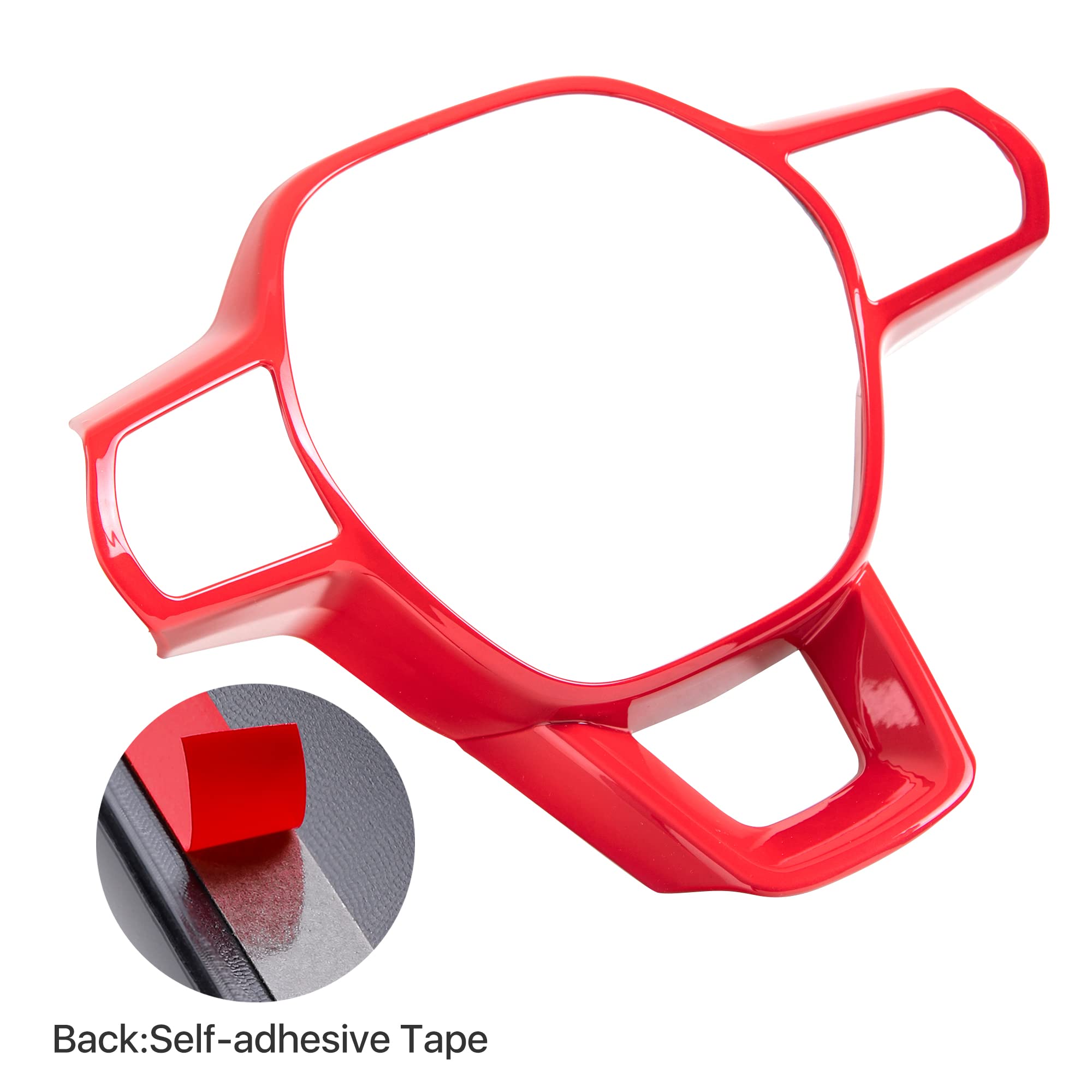 **Honda Civic 2022-2025 & CR-V 2023-2025 Steering Wheel Trim – Sporty Red Interior Decal for Enhanced Driving Experience**    *(Perfect for Customizing Your Honda Civic or CR-V Interior – Ideal for Car Enthusiasts & Daily Commuters)*