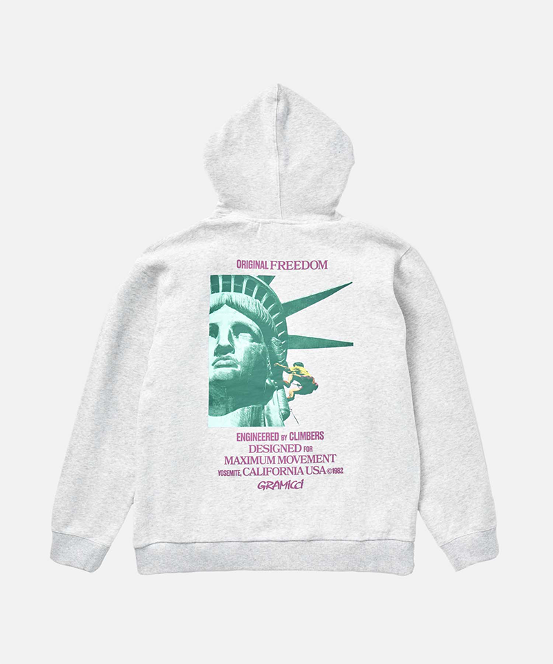 Liberty Hooded Sweatshirt for Men & Women - Cozy Fleece Pullover with Kangaroo Pocket - Perfect for Casual Wear, Gym, and Outdoor Activities