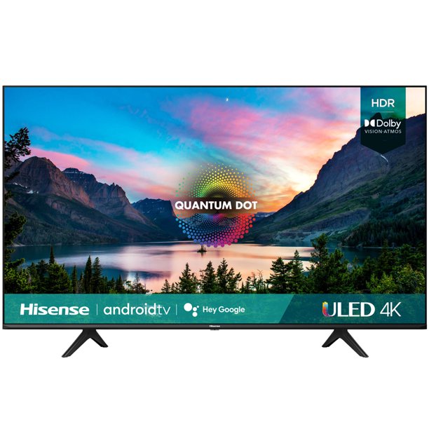 Hisense 55U6G 55-inch 4K ULED Android Smart TV with Quantum Dot Technology - Perfect for Home Theater, Gaming & Streaming Netflix, Hulu, Prime Video
