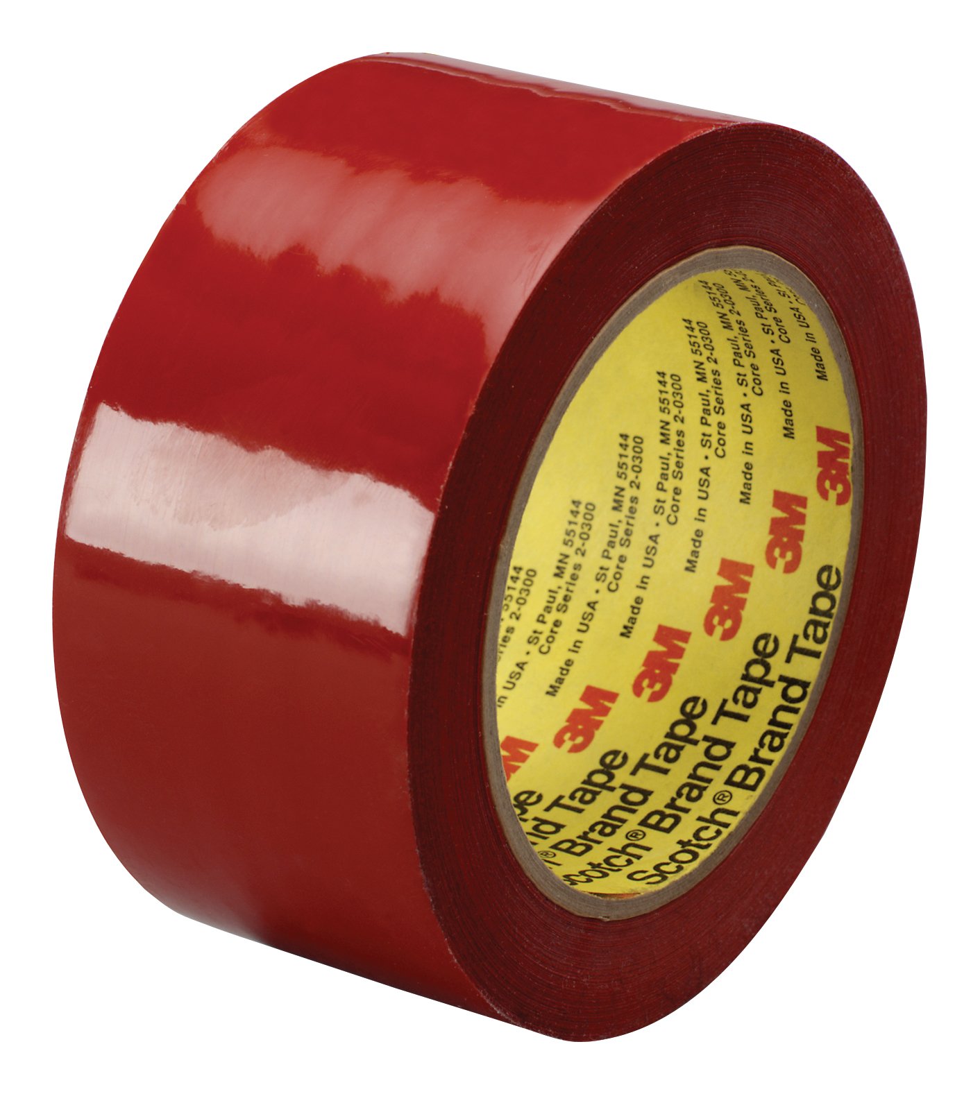 3M Polyethylene Tape 483 - Red, 2 Inch x 36 Yard, 5.0 Mil Thick - Heavy Duty Waterproof Sealing Tape for HVAC, Ductwork & Industrial Applications