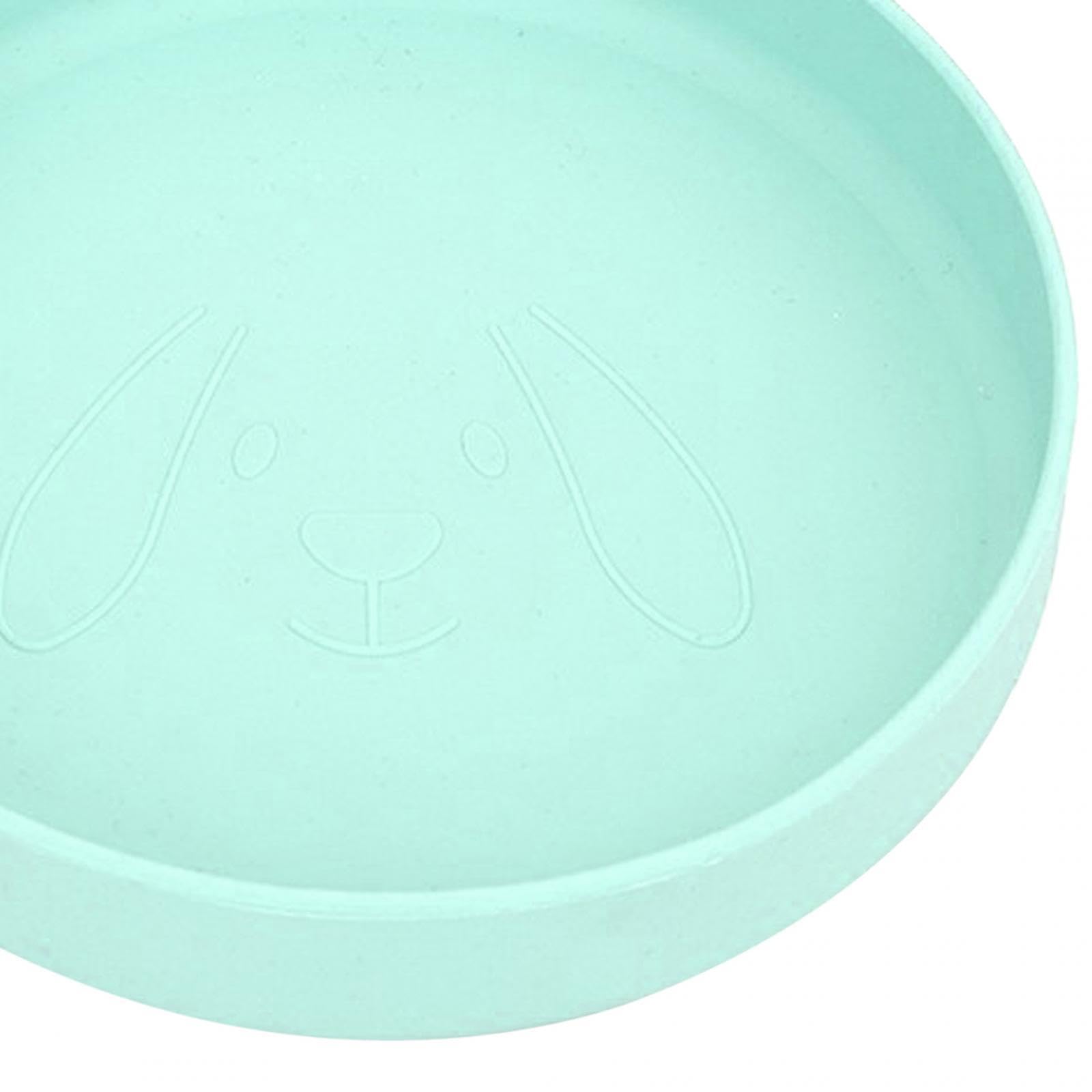 Non-Slip 18cm Cat & Dog Food Bowl - Enakshi Pet Bowl for Walking, Camping, Travel - Durable Green Pet Supplies for Indoor & Outdoor Use