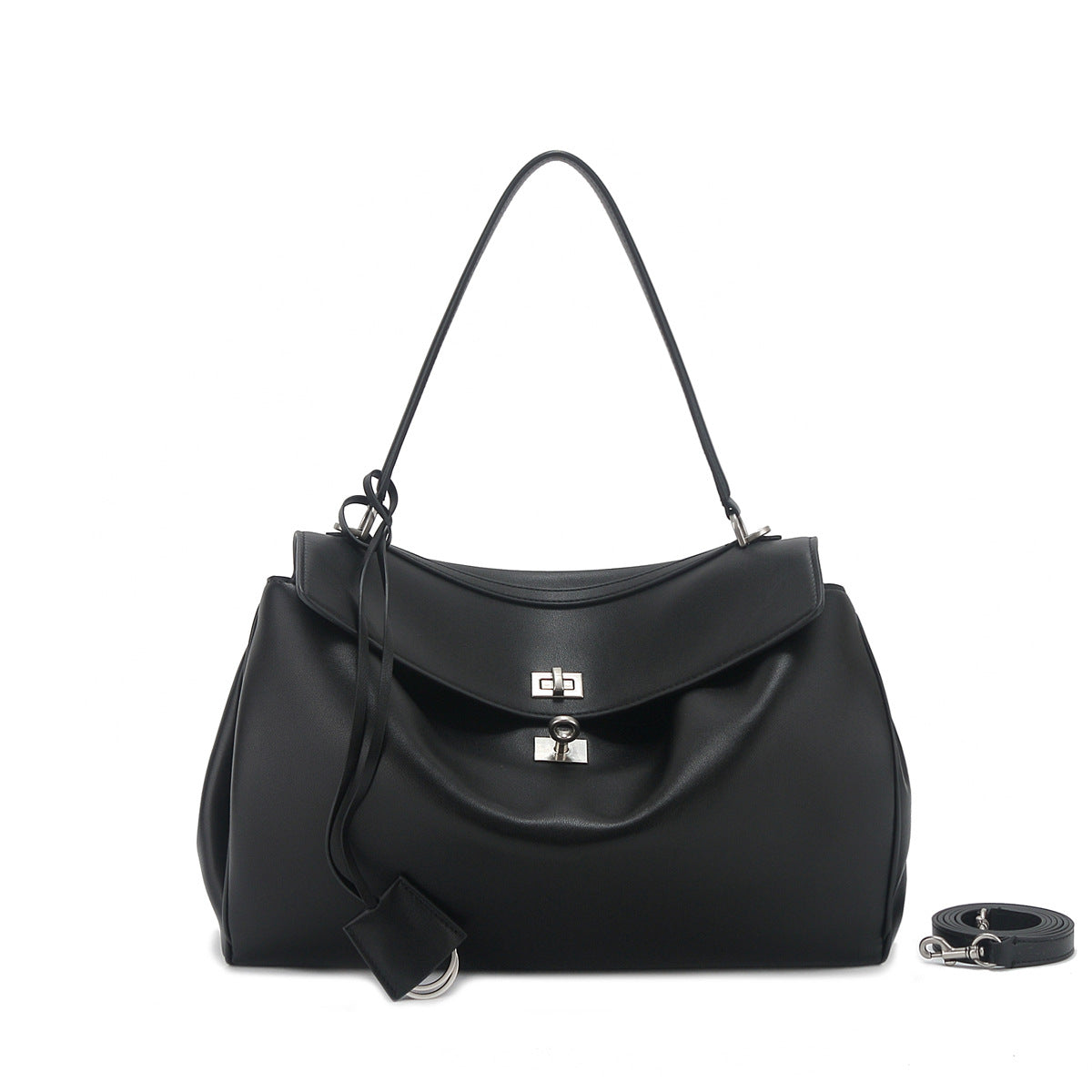 Premium Genuine Leather Large Shoulder Bag for Women - Stylish & Spacious Crossbody Tote - Perfect for Work, Travel & Everyday Use
