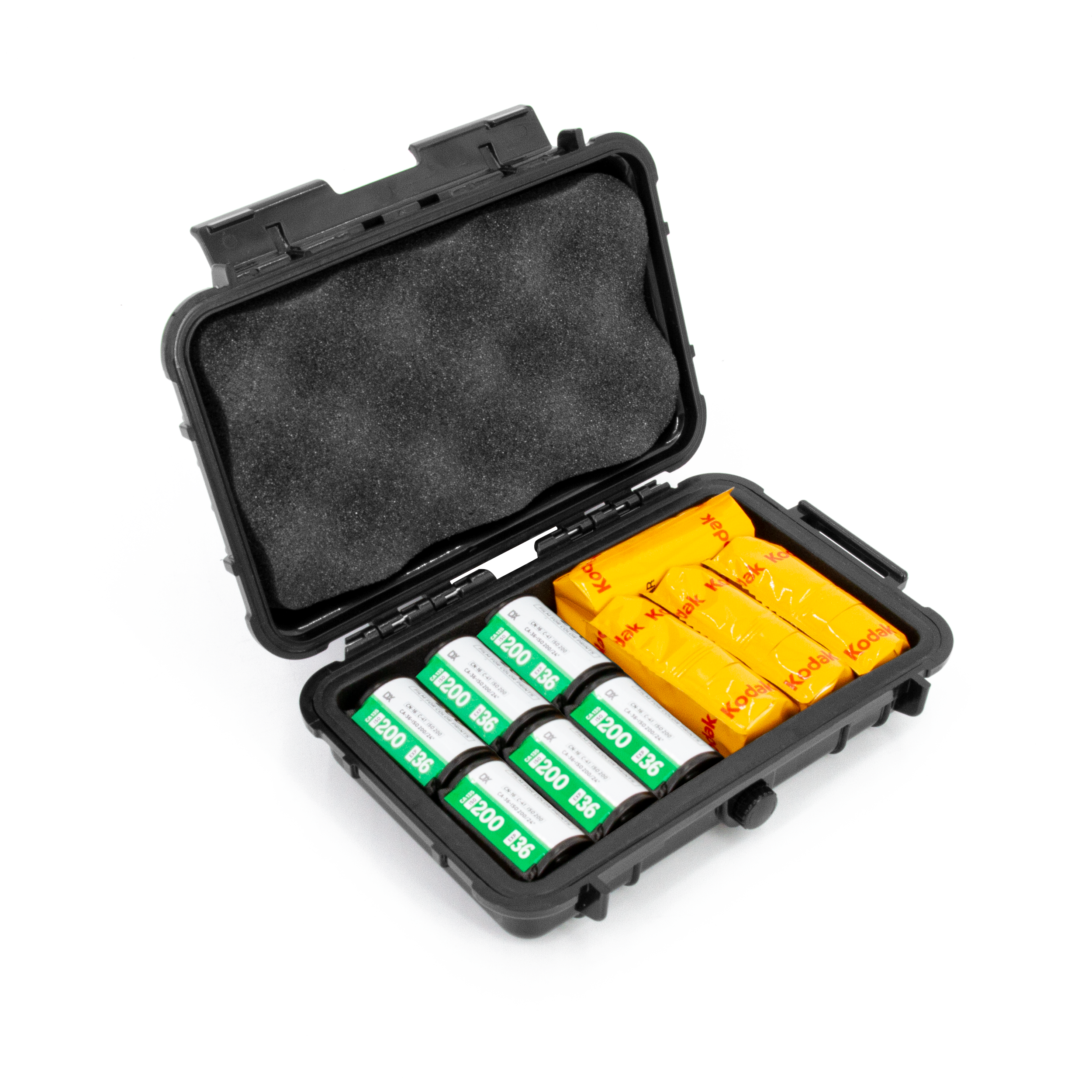 CASEMATIX Durable Hard Shell 35mm Film Case - Protective Storage for 35mm & 120 Film Rolls - Perfect for Photographers, Travel & Film Preservation