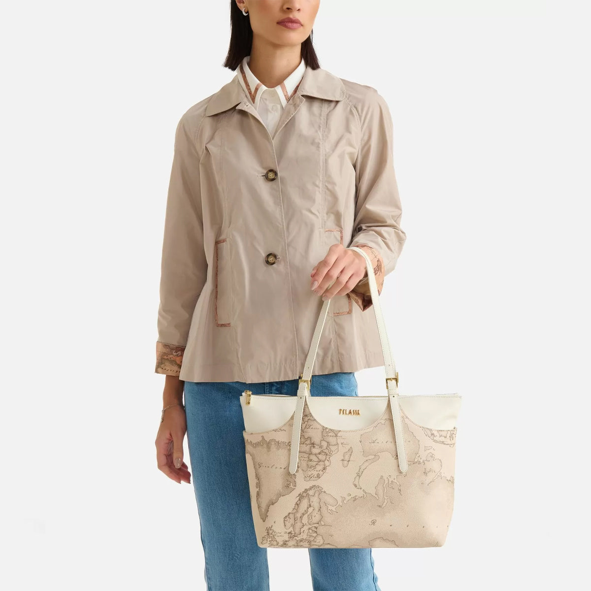 Alviero Martini 1a Classe Geo Safari Rafia Handbag - Stylish Woven Raffia Tote for Women | Perfect for Beach Vacations, Shopping & Summer Outings