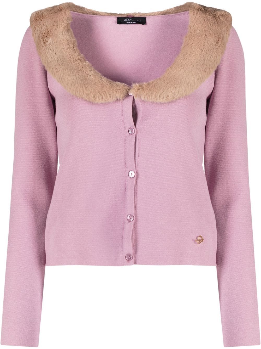 Blumarine Women's Pink Cashmere Sweater - Soft & Cozy Knit Pullover for Fall & Winter Fashion | Perfect for Casual Outfits, Office Wear & Holiday Gifts