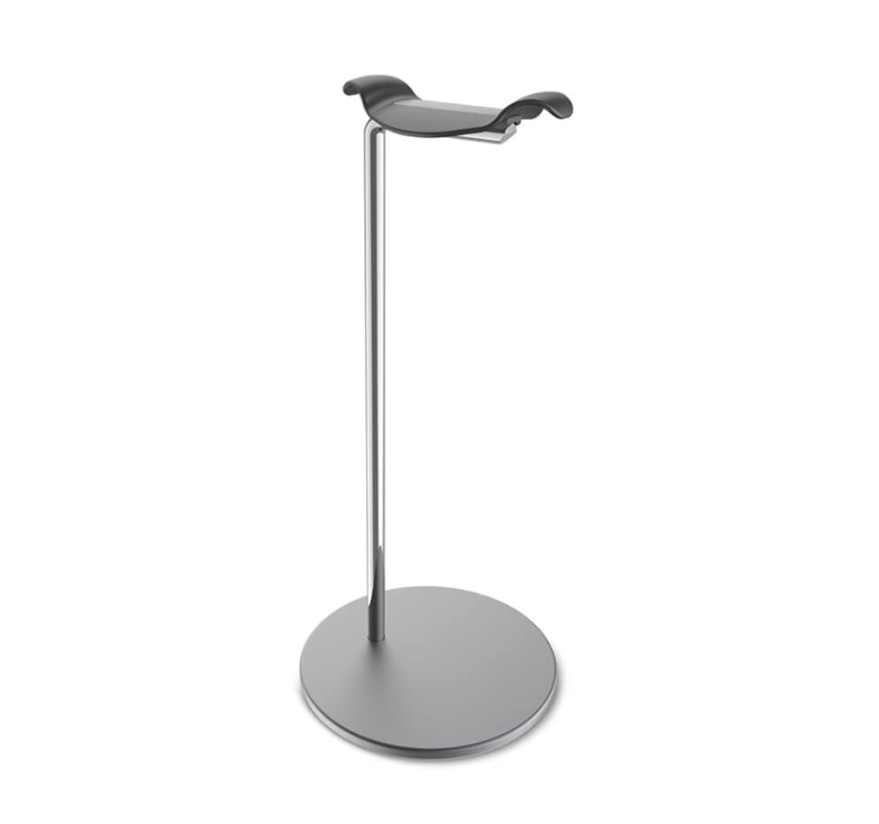 Premium Headphone Stand with Silicone Bracket - Multi-Functional Desktop Display Shelf for Over-Ear Headphones - Space-Saving Headset Holder (Gray) - Perfect for Home Office, Gaming Setup & Studio Organization