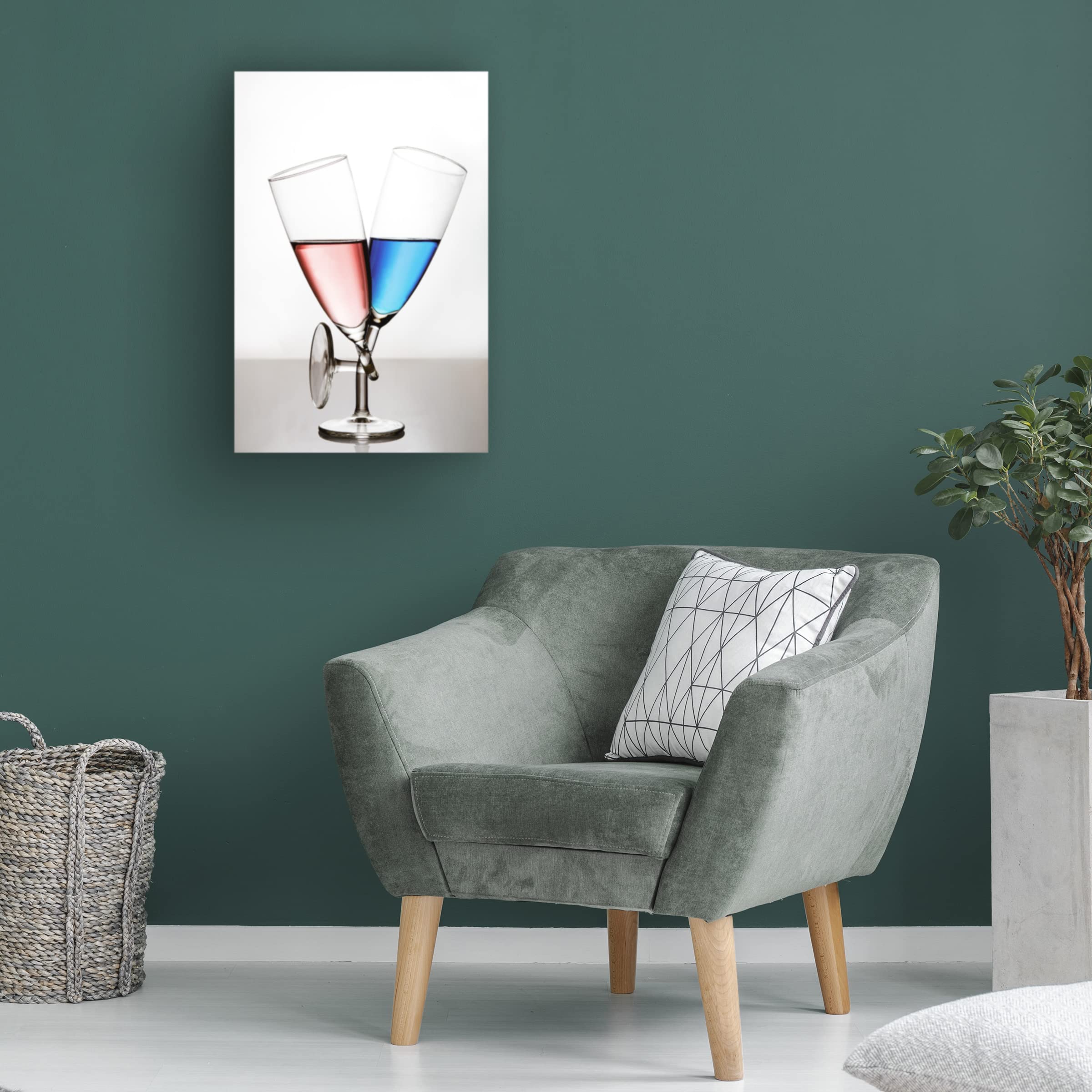 Trademark Fine Art 'Love' Canvas Wall Art by Gert Lavsen - Romantic Home Decor for Living Room, Bedroom & Office