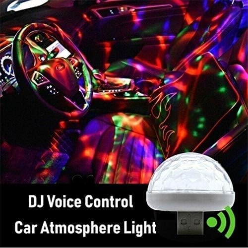 Mini Disco Ball Party Lights - Portable USB Strobe Light with Sound Activation for Car, Karaoke & Bar | Perfect for Home Dance Parties, Nightclubs & DJ Events