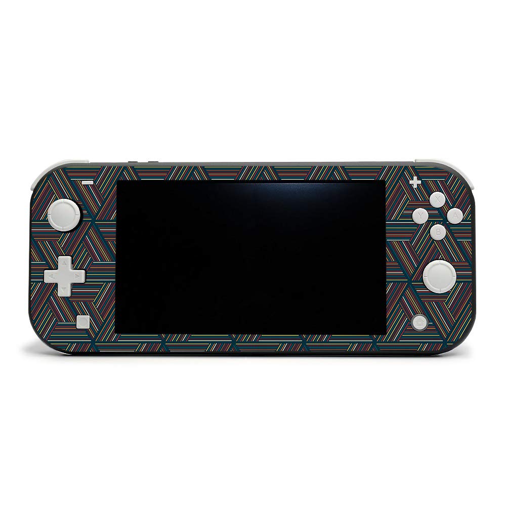 MightySkins Vinyl Decal Wrap Cover for Nintendo Switch Lite - Triangle Stripes Design | Protective & Durable Skin | Easy to Apply & Remove | Made in USA | Perfect for Gaming, Travel & Personalization