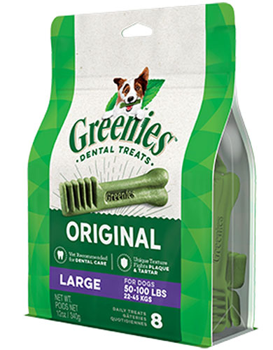 Greenies Large Dental Dog Treats 12oz (340g) - Natural Teeth Cleaning Chews for Large Dogs - Freshens Breath & Reduces Tartar - Perfect for Daily Oral Care & Training Rewards