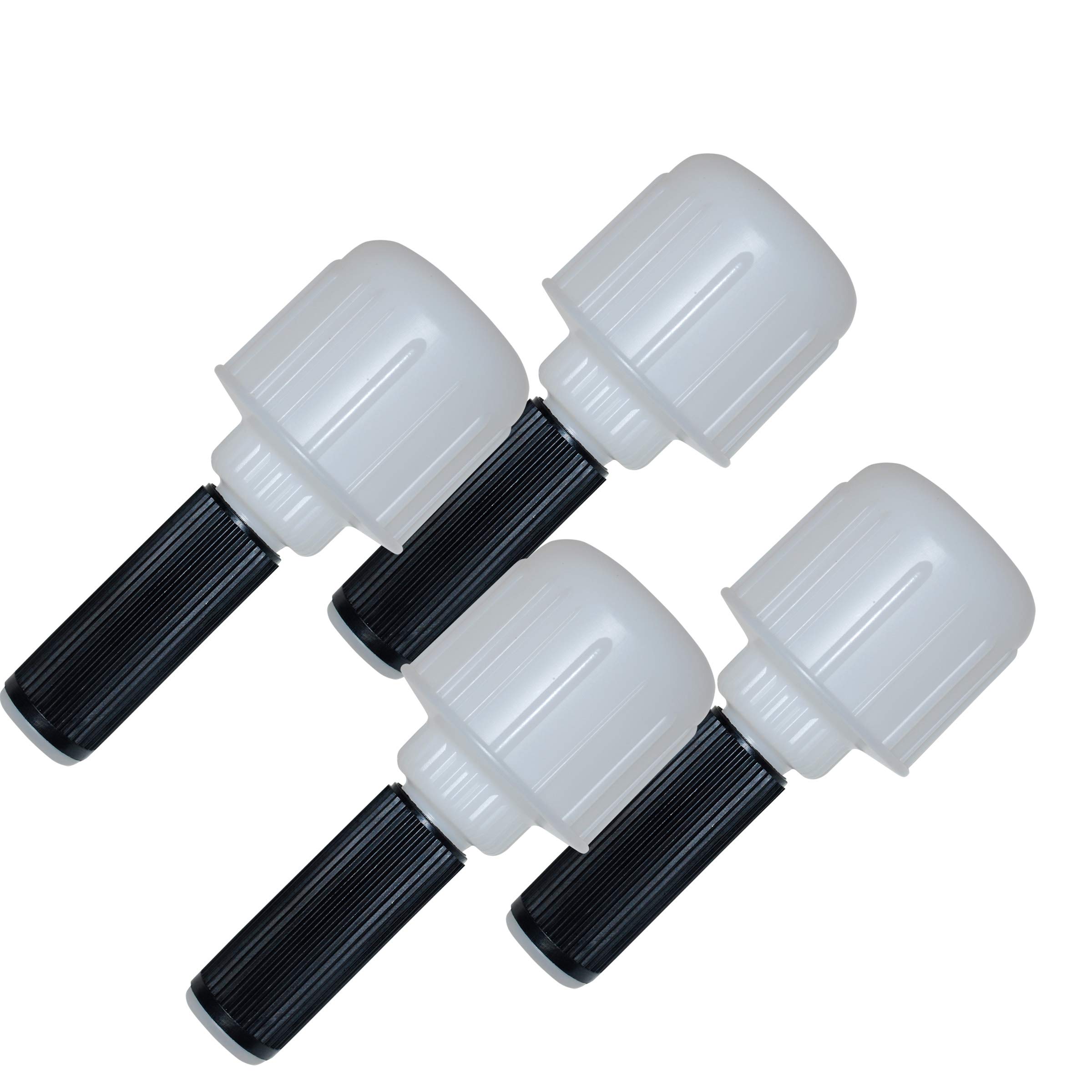 4 Pack Plastic Stretch Wrap Dispenser Handle - Heavy Duty Shipping Supplies for Moving, Packing & Warehouse Use