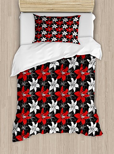 Black White Vermilion