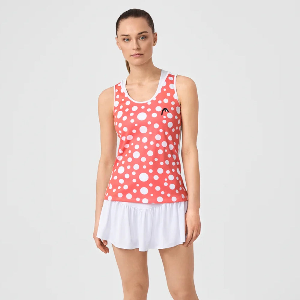 Women's Spirit II Tank Top - Breathable & Comfortable Workout Shirt in Grapefruit Color - Perfect for Yoga, Gym & Running