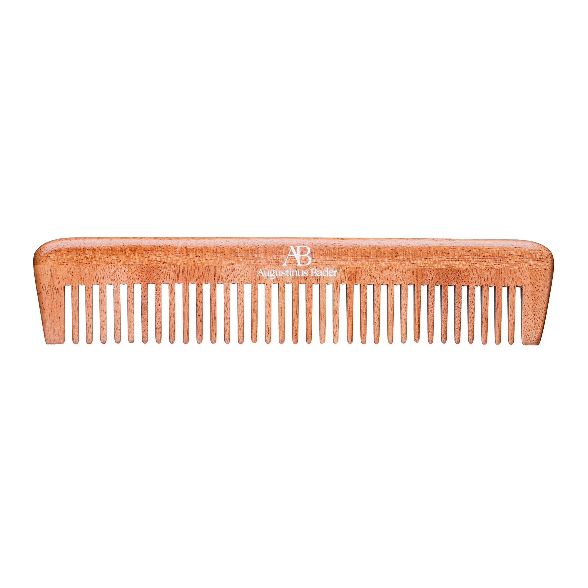 Organic Neem Wood Comb for Hair Growth & Scalp Care - TFC8 Technology, No Handle - Perfect for Detangling, Styling & Scalp Massage at Home or Travel