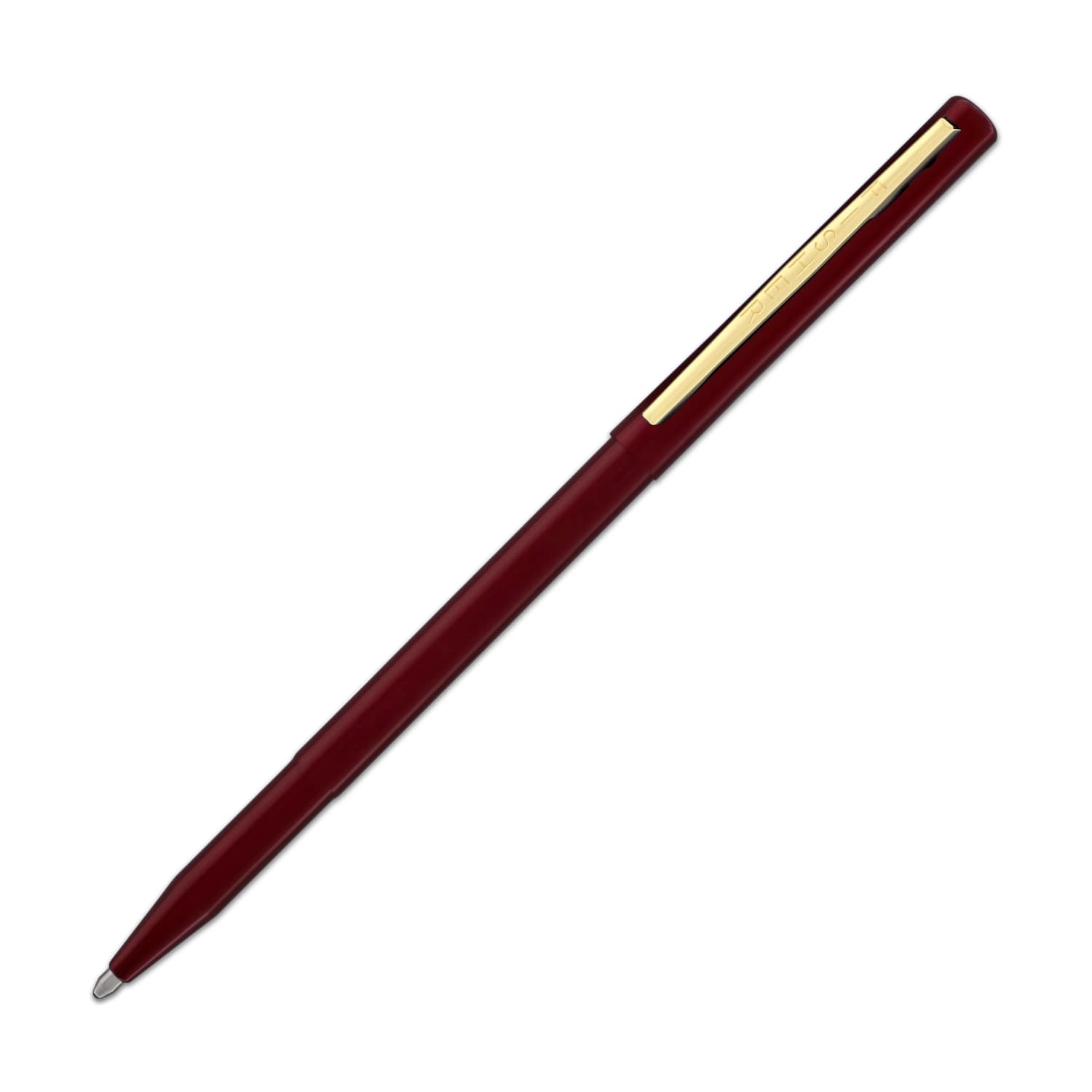 Fisher Space Pen Stowaway Ballpoint Pen - Red Anodized Aluminum with Clip | Compact & Reliable Writing Tool for Travel, Outdoor Adventures & Everyday Use