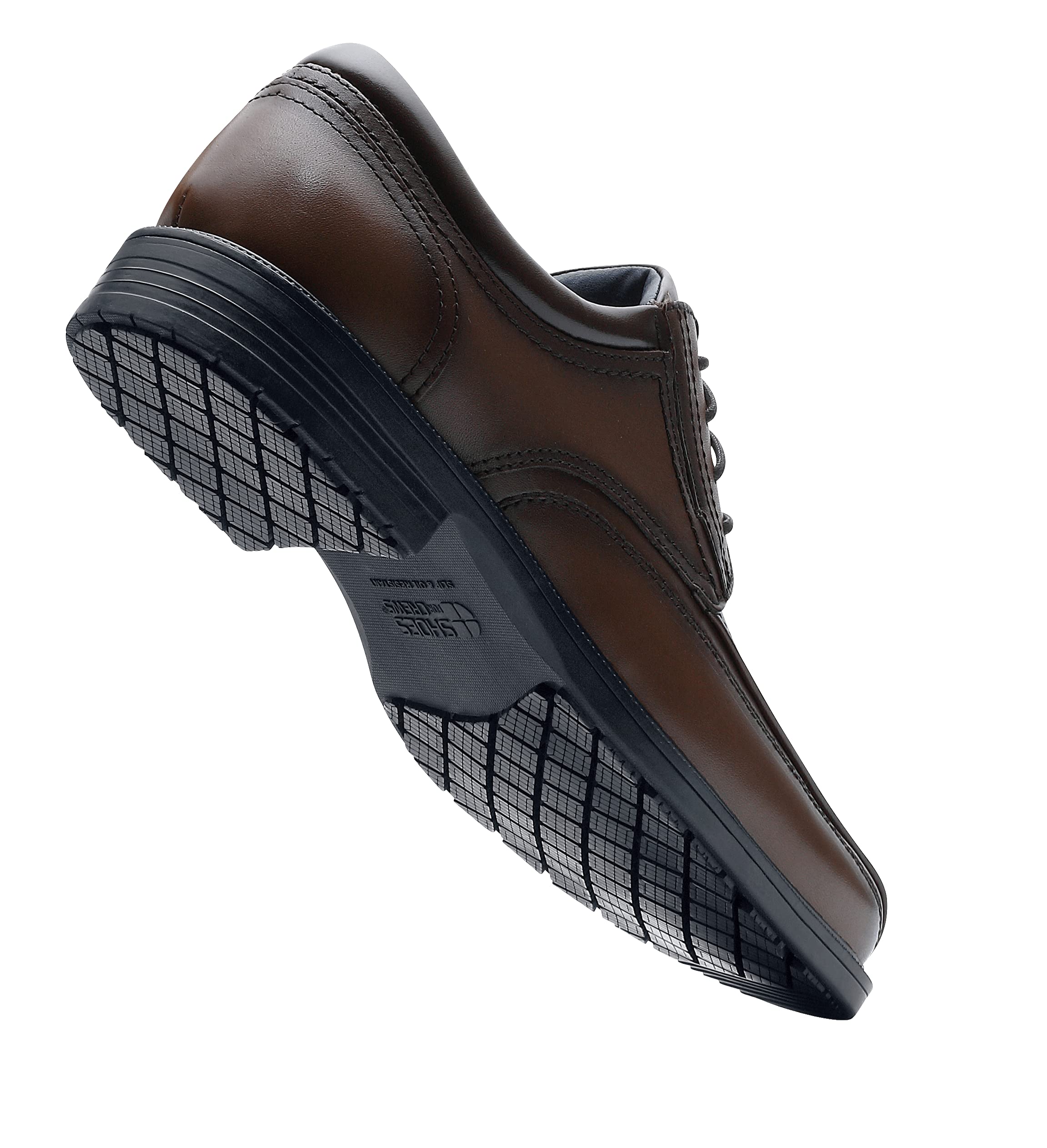 Slip-Resistant Men's Dress Shoes - Non-Slip Safety Oxfords for Work | Professional Business & Formal Wear | Brown & Black Options for Restaurant, Hospitality & Office Workers