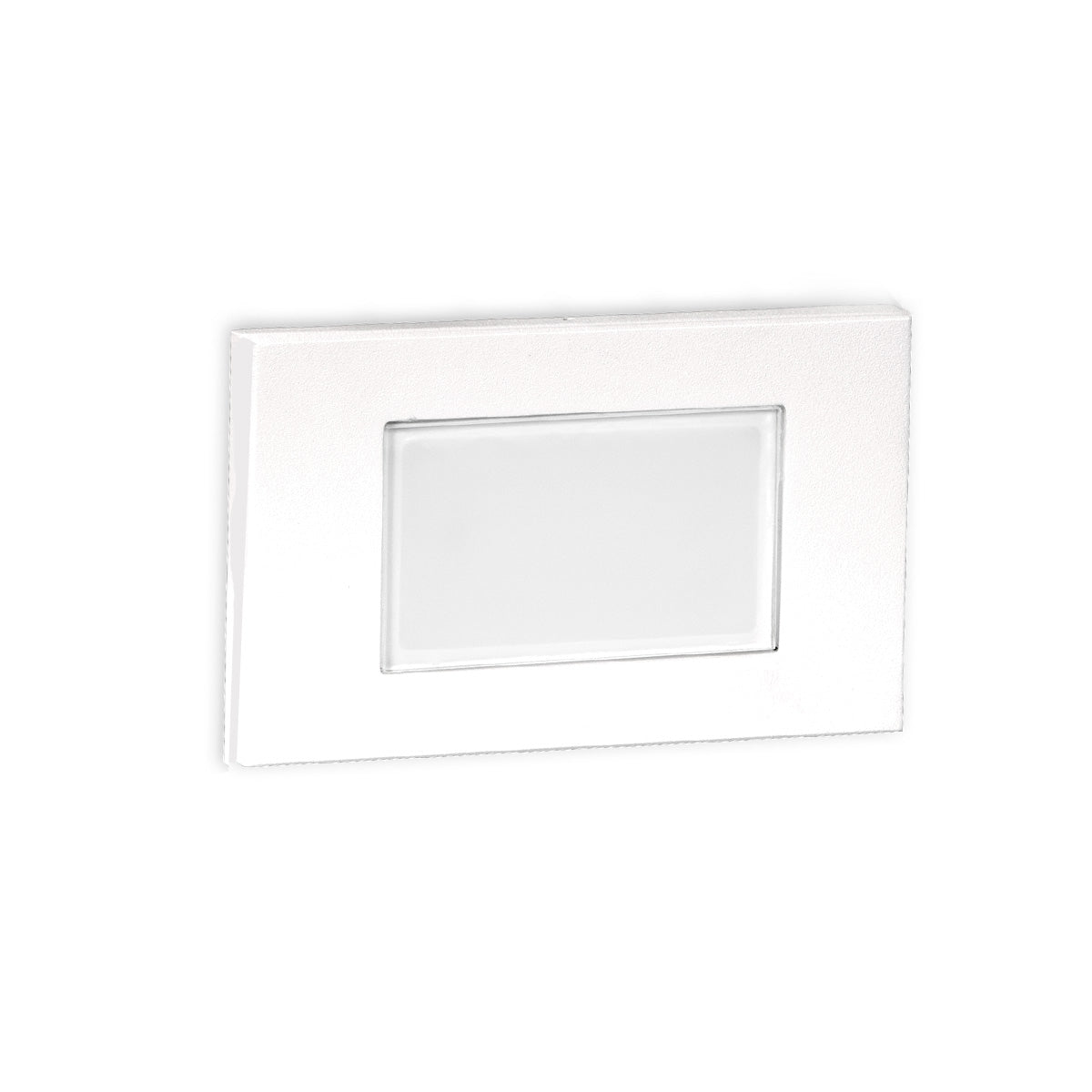 4071 LED Step and Wall Light - White Aluminum Outdoor Lighting for Stairs, Pathways, and Garden Decor