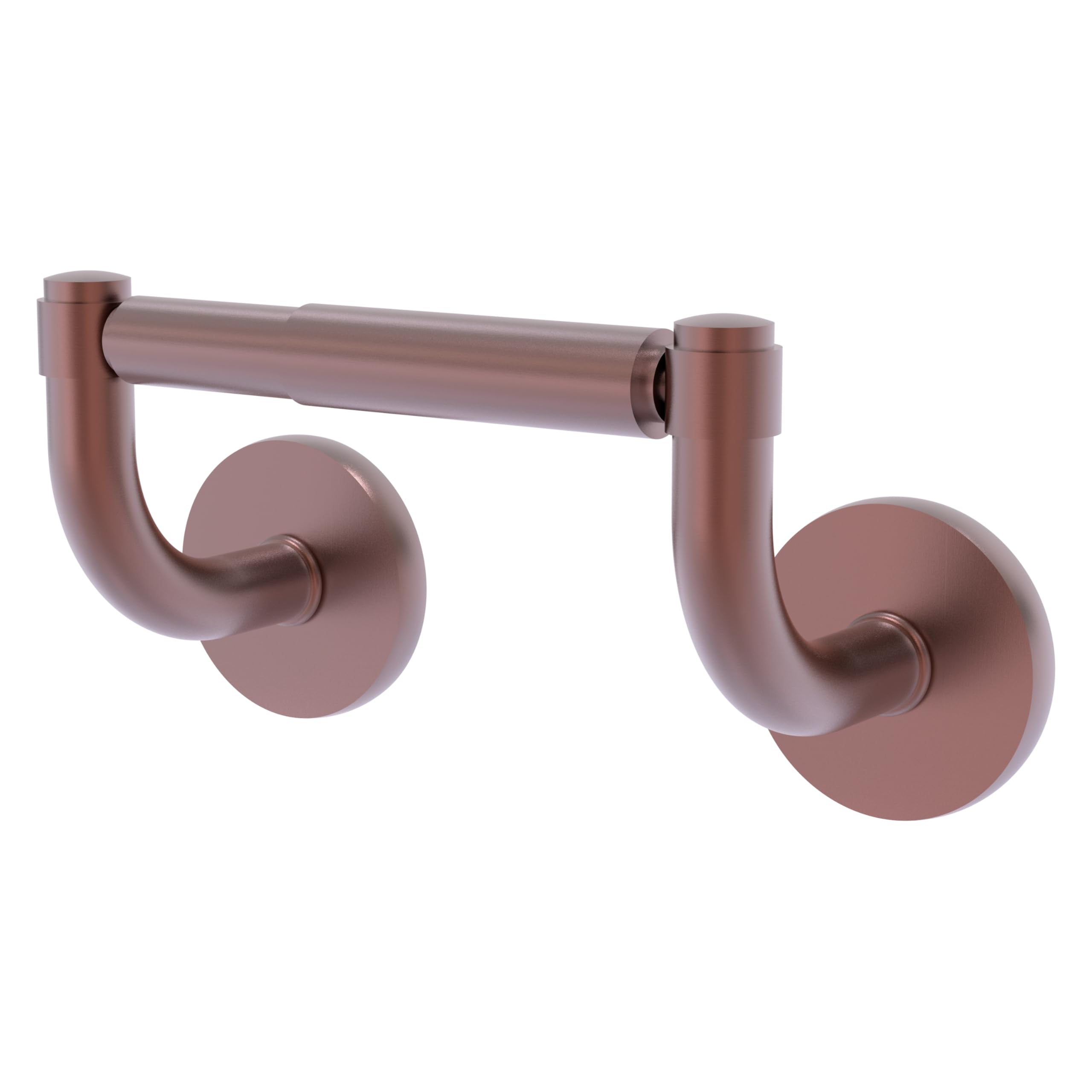 Allied Brass RM-24-CA Remi Collection 2 Post Toilet Paper Holder in Antique Copper - Vintage Bathroom Tissue Roll Dispenser for Classic and Traditional Home Decor