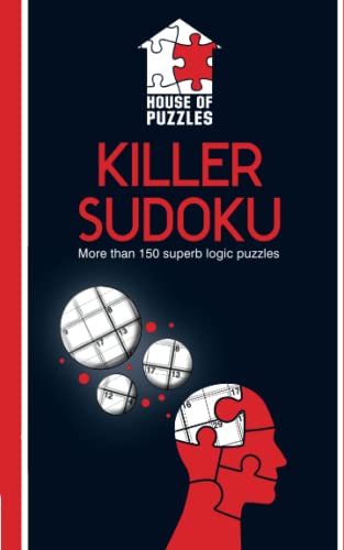 Killer Sudoku Puzzle Book - Challenging Math Logic Game for Adults & Teens | Perfect for Brain Training, Travel & Family Game Night