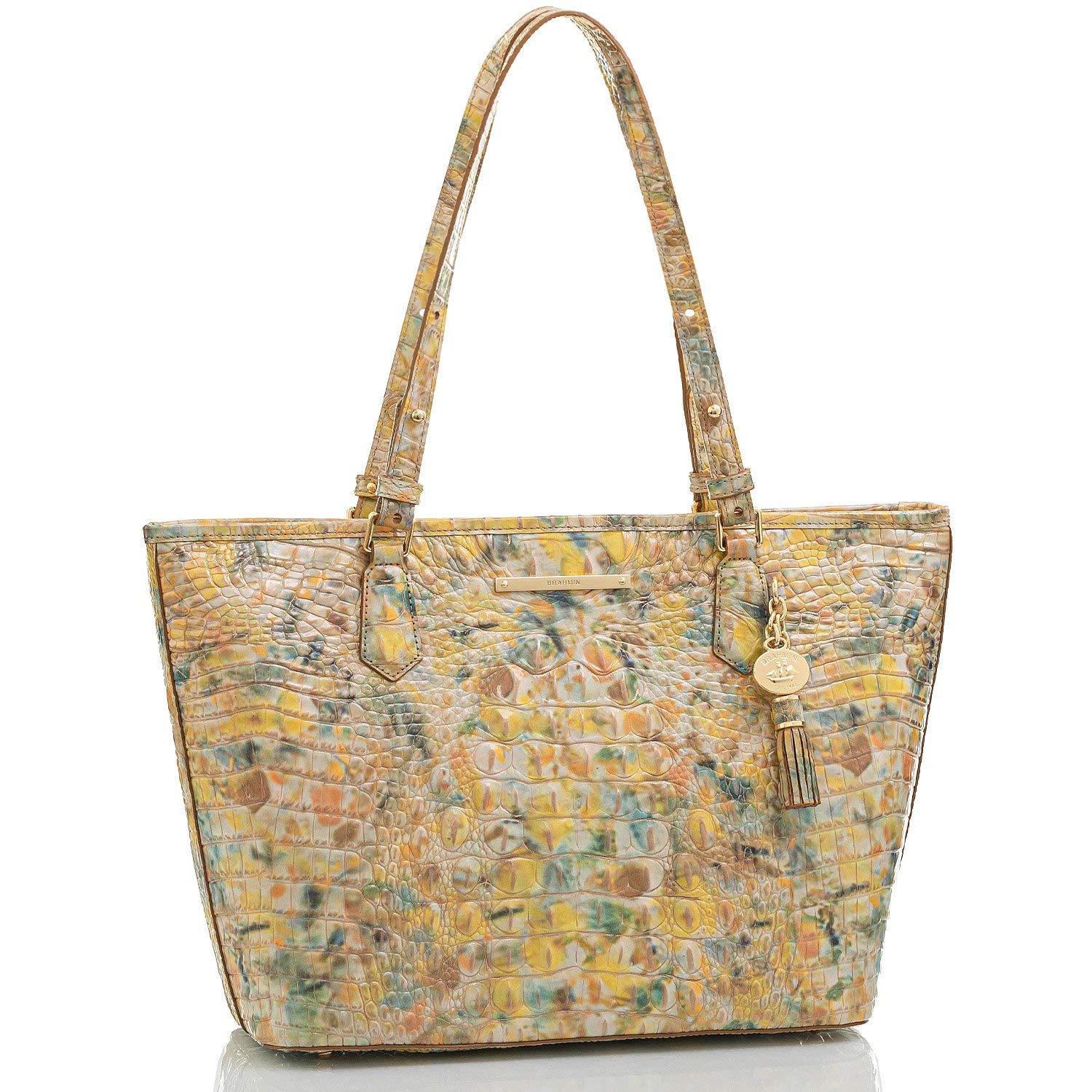 Brahmin Melbourne Collection Medium Asher Tote Bag - Stylish Leather Handbag for Women, Perfect for Work, Travel & Everyday Use